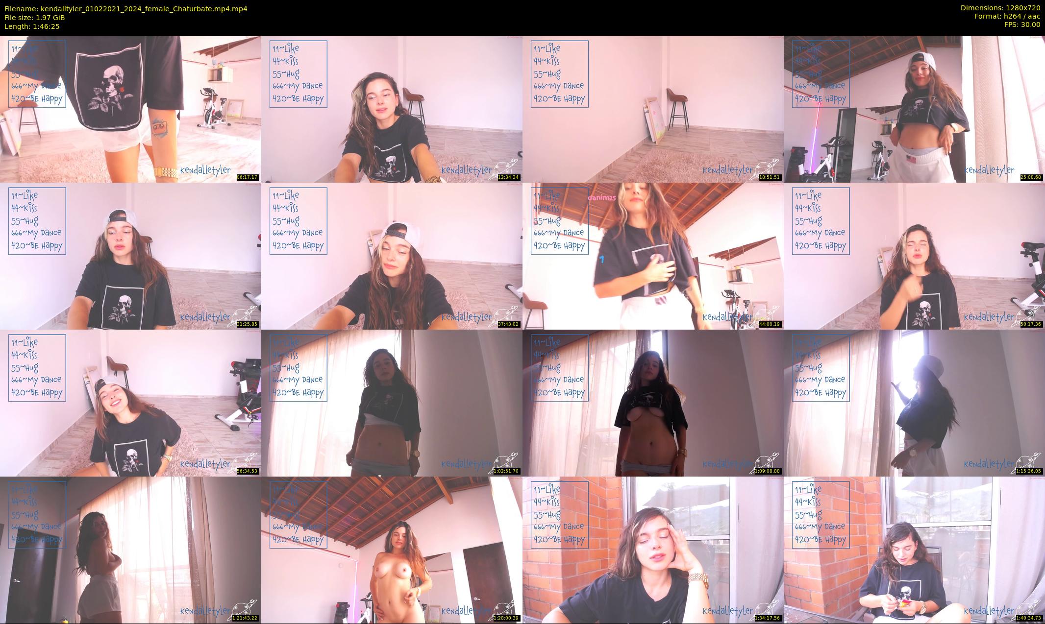 kendalltyler — 107 minute Chaturbate female cam show recording, 720p, Feb 1, 2021