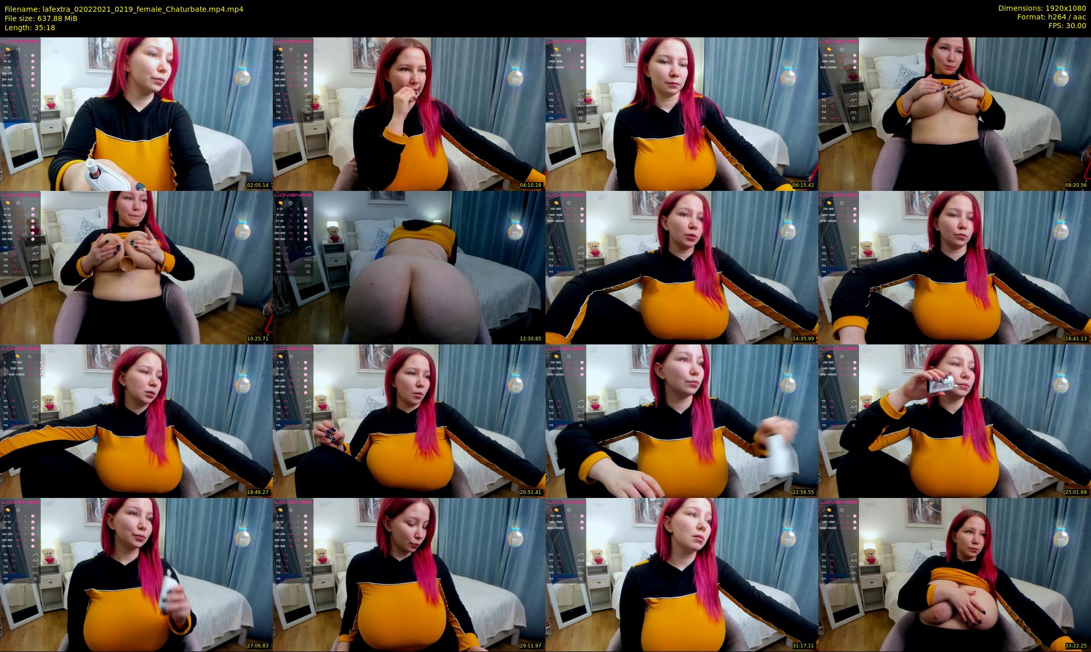 lafextra — 36 minute Chaturbate female cam show recording, 1080p, Feb 2, 2021