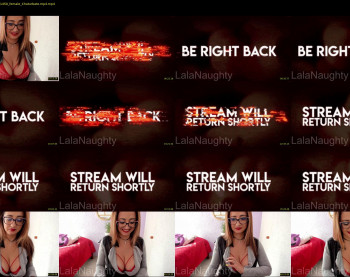 lalanaughty1 — 55 minute Chaturbate female cam show recording, 1080p, Feb 1, 2021