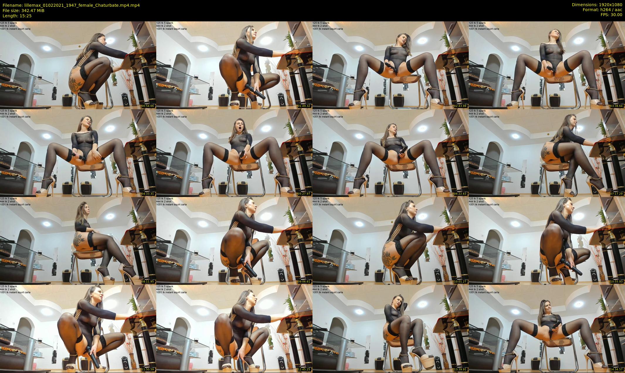 lillemax — 16 minute Chaturbate female cam show recording, 1080p, Feb 1, 2021