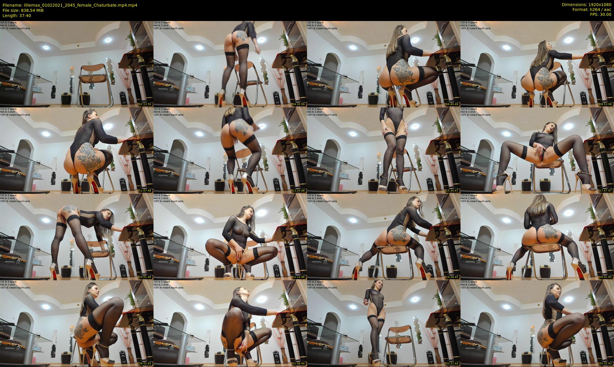 lillemax — 38 minute Chaturbate female cam show recording, 1080p, Feb 1, 2021