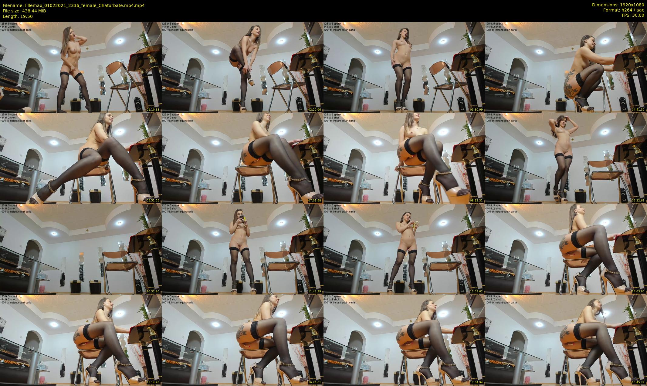 lillemax — 20 minute Chaturbate female cam show recording, 1080p, Feb 1, 2021