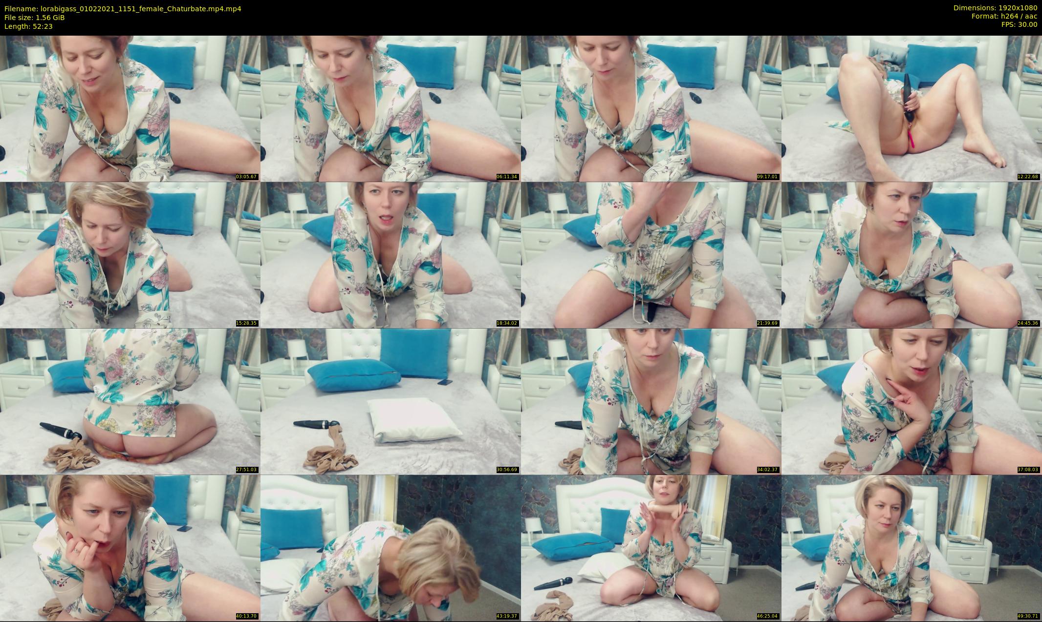 lorabigass — 53 minute Chaturbate female cam show recording, 1080p, Feb 1, 2021