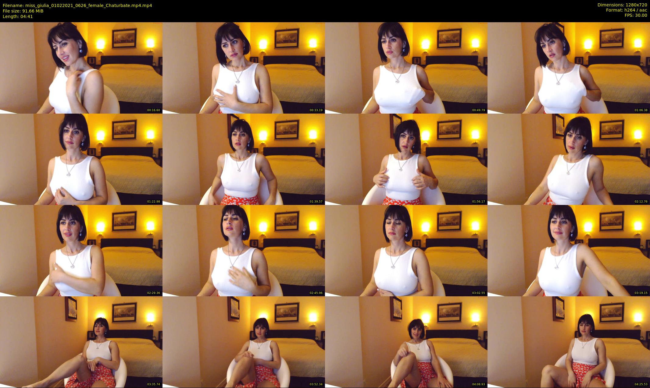miss_giulia — 5 minute Chaturbate female cam show recording, 720p, Feb 1, 2021