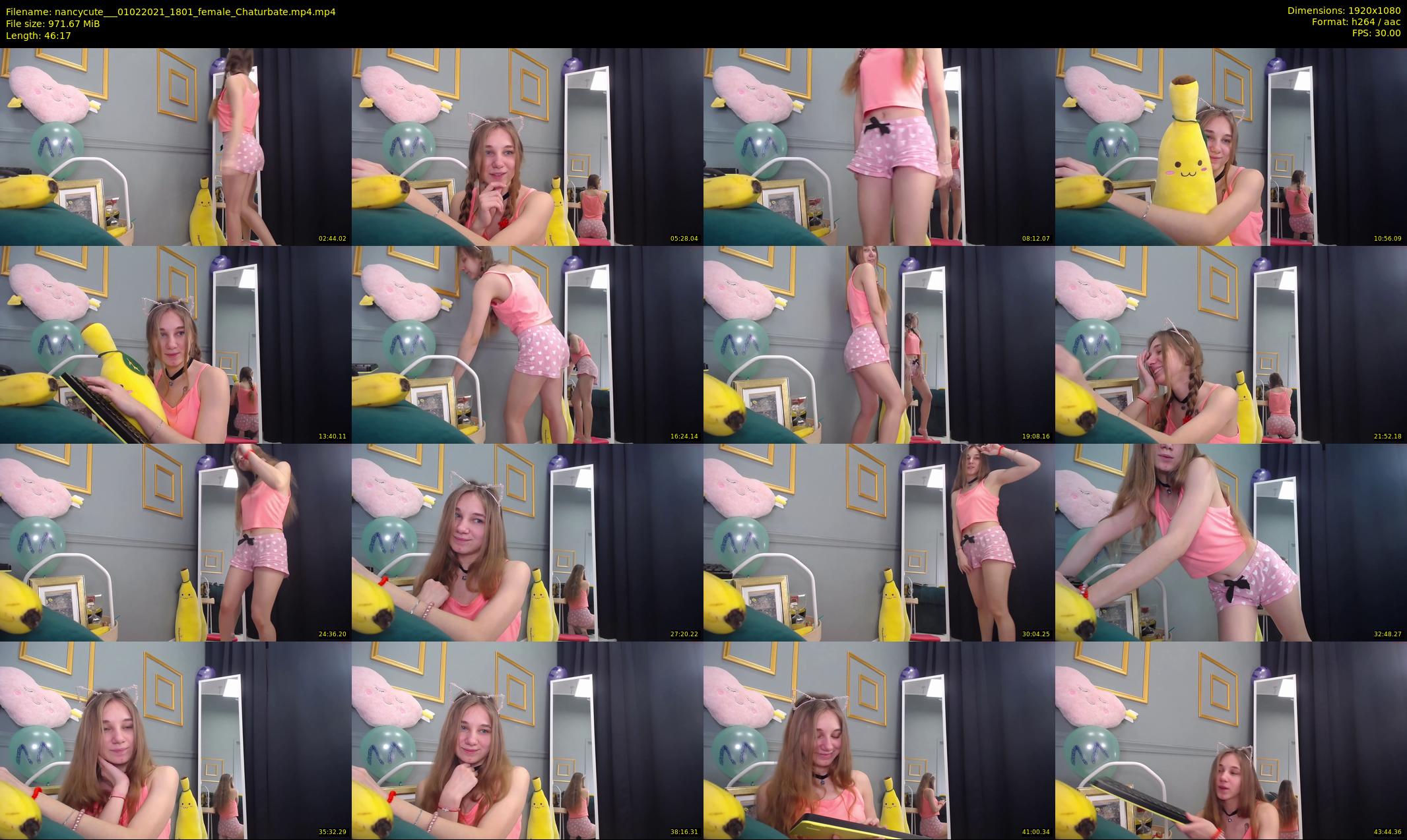 nancycute__ — 47 minute Chaturbate female cam show recording, 1080p, Feb 1, 2021
