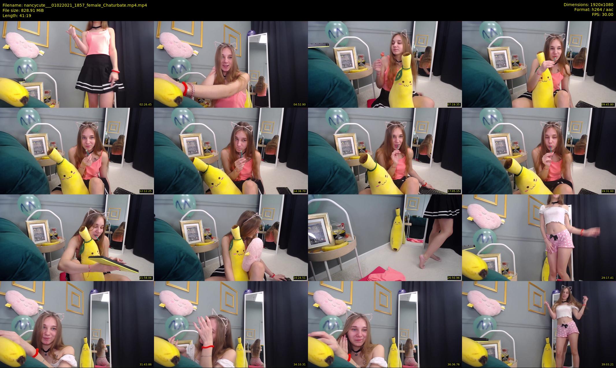 nancycute__ — 42 minute Chaturbate female cam show recording, 1080p, Feb 1, 2021