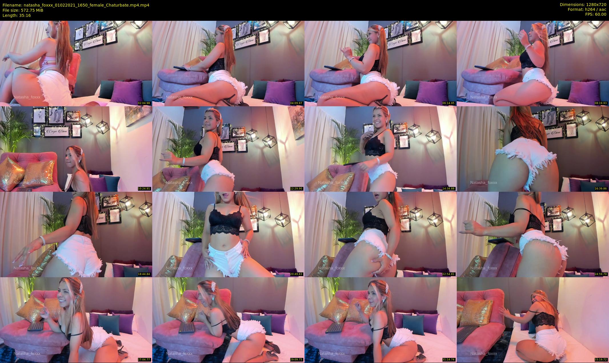 natasha_foxxx — 36 minute Chaturbate female cam show recording, 720p, Feb 1, 2021
