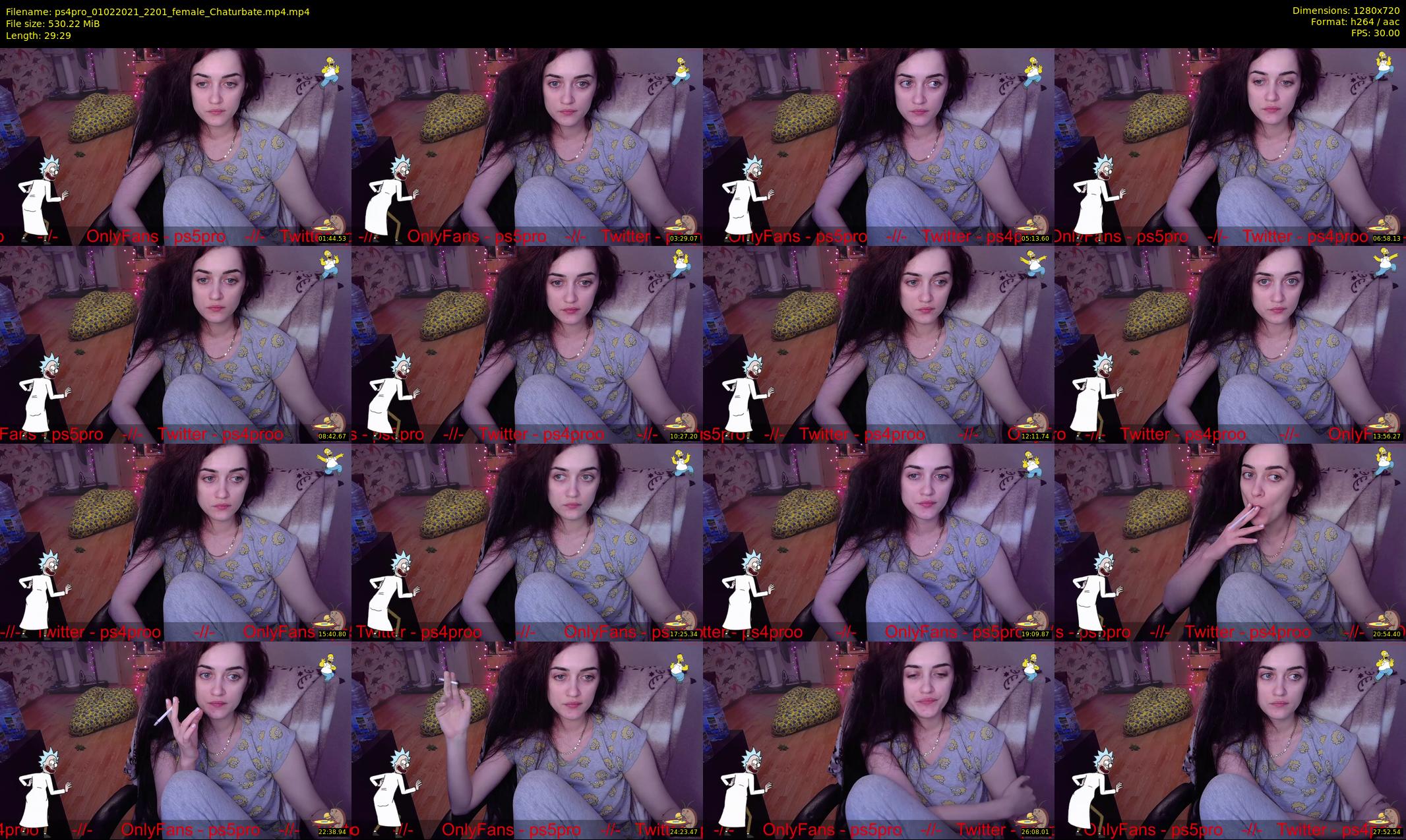 ps4pro — 30 minute Chaturbate female cam show recording, 720p, Feb 1, 2021