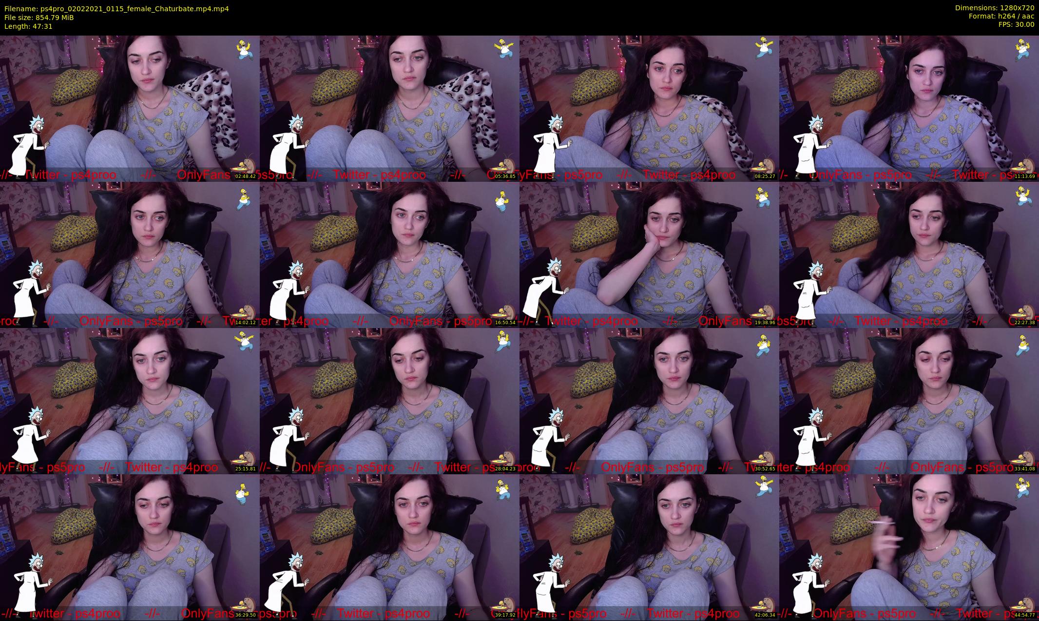 ps4pro — 48 minute Chaturbate female cam show recording, 720p, Feb 2, 2021