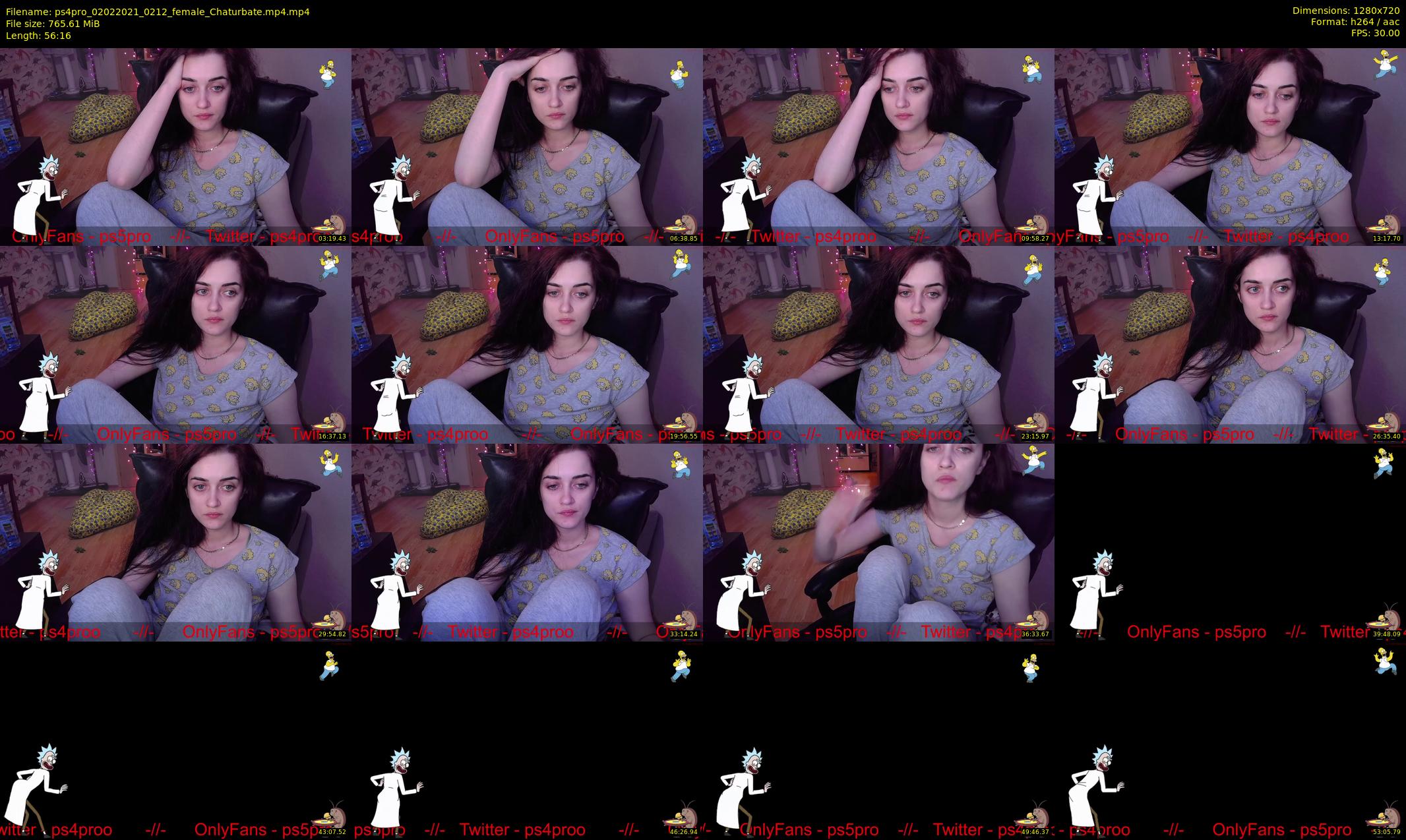 ps4pro — 57 minute Chaturbate female cam show recording, 720p, Feb 2, 2021