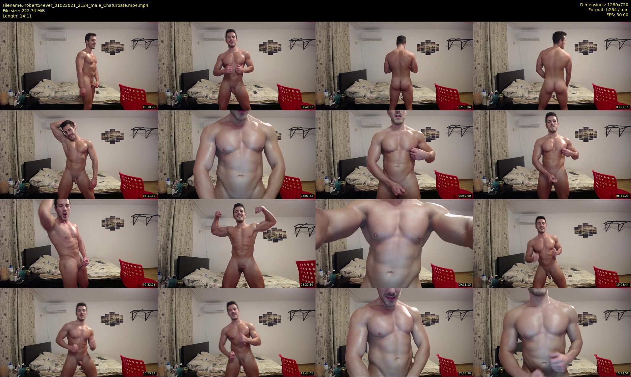 roberto4ever — 15 minute Chaturbate male cam show recording, 720p, Feb 1, 2021