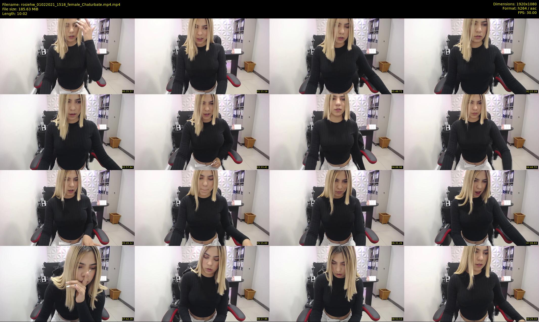 rosiehw — 11 minute Chaturbate couple cam show recording, 1080p, Feb 1, 2021
