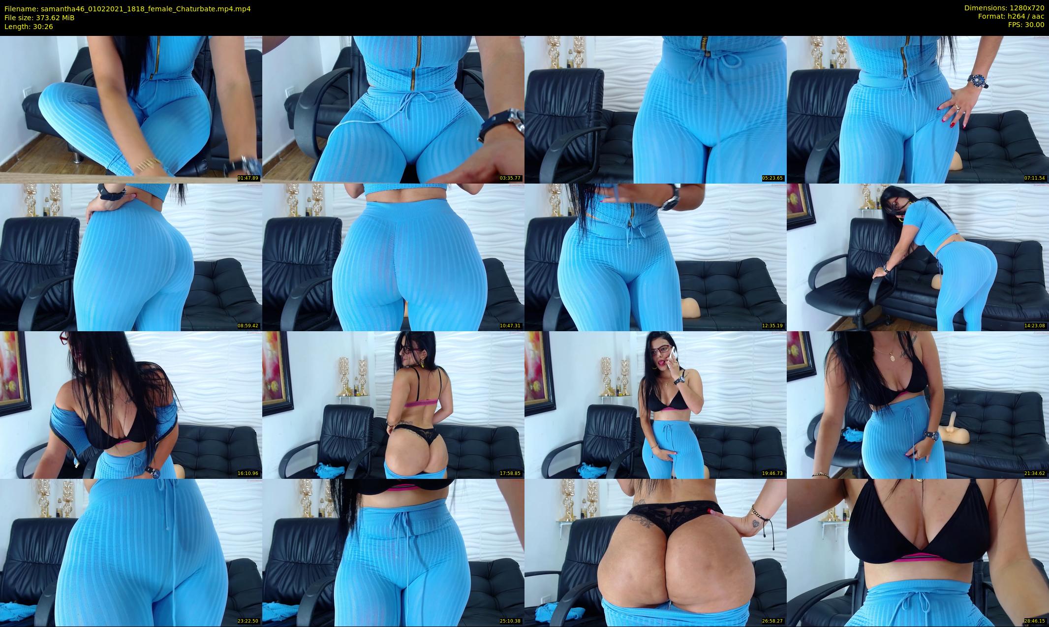 samantha46 — 31 minute Chaturbate female cam show recording, 720p, Feb 1, 2021
