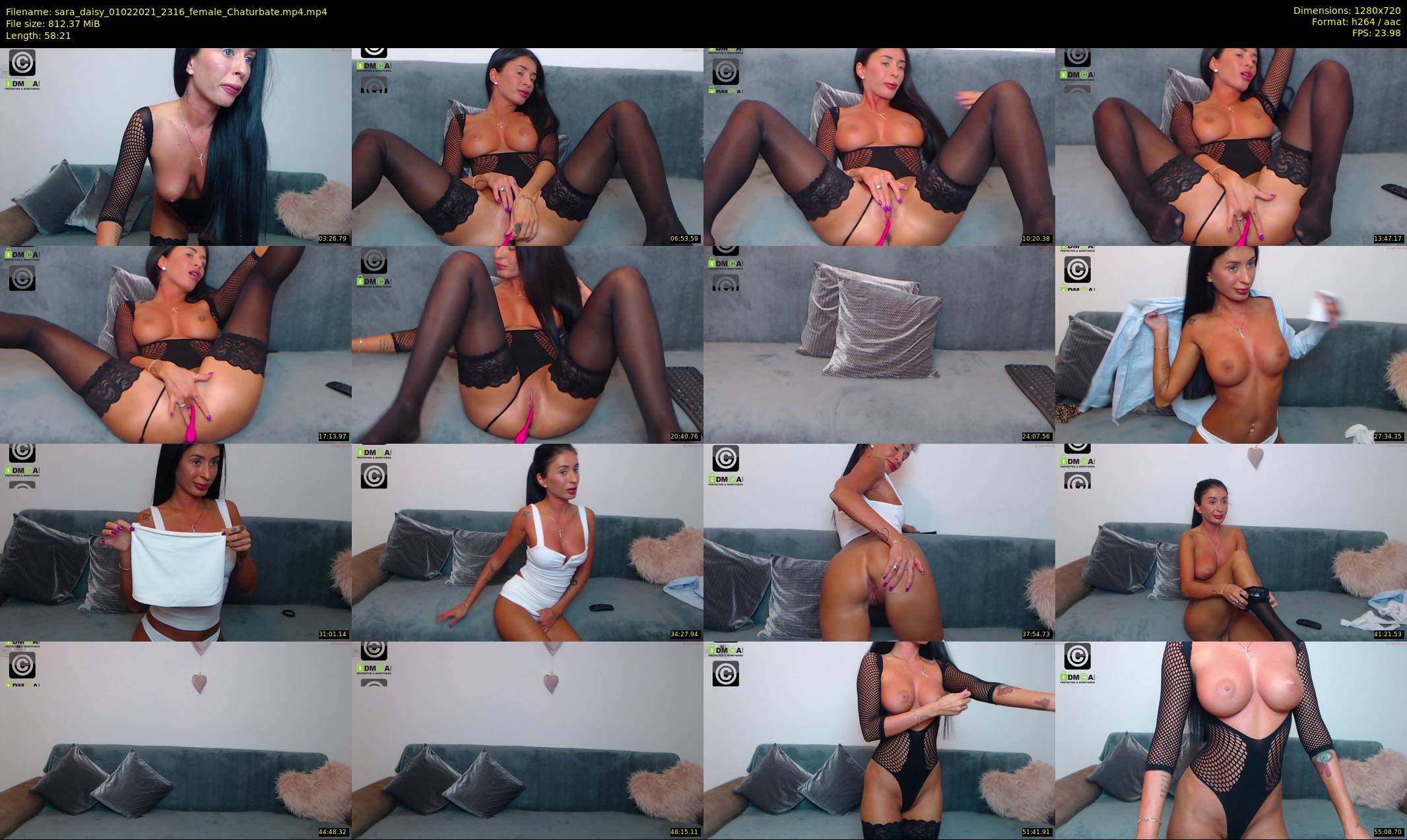sara_daisy — 59 minute Chaturbate female cam show recording, 720p, Feb 1, 2021