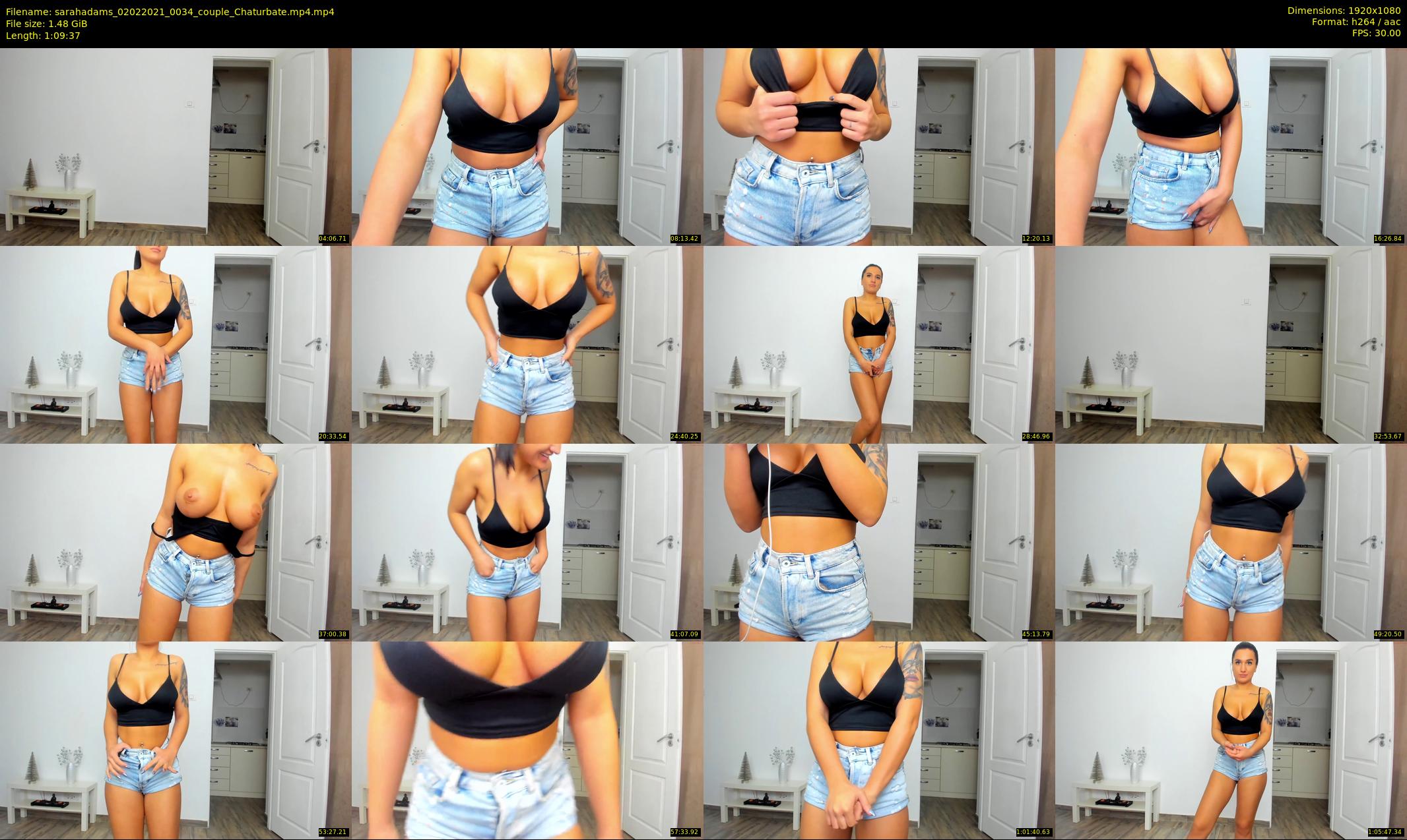 sarahadams — 70 minute Chaturbate female cam show recording, 1080p, Feb 2, 2021