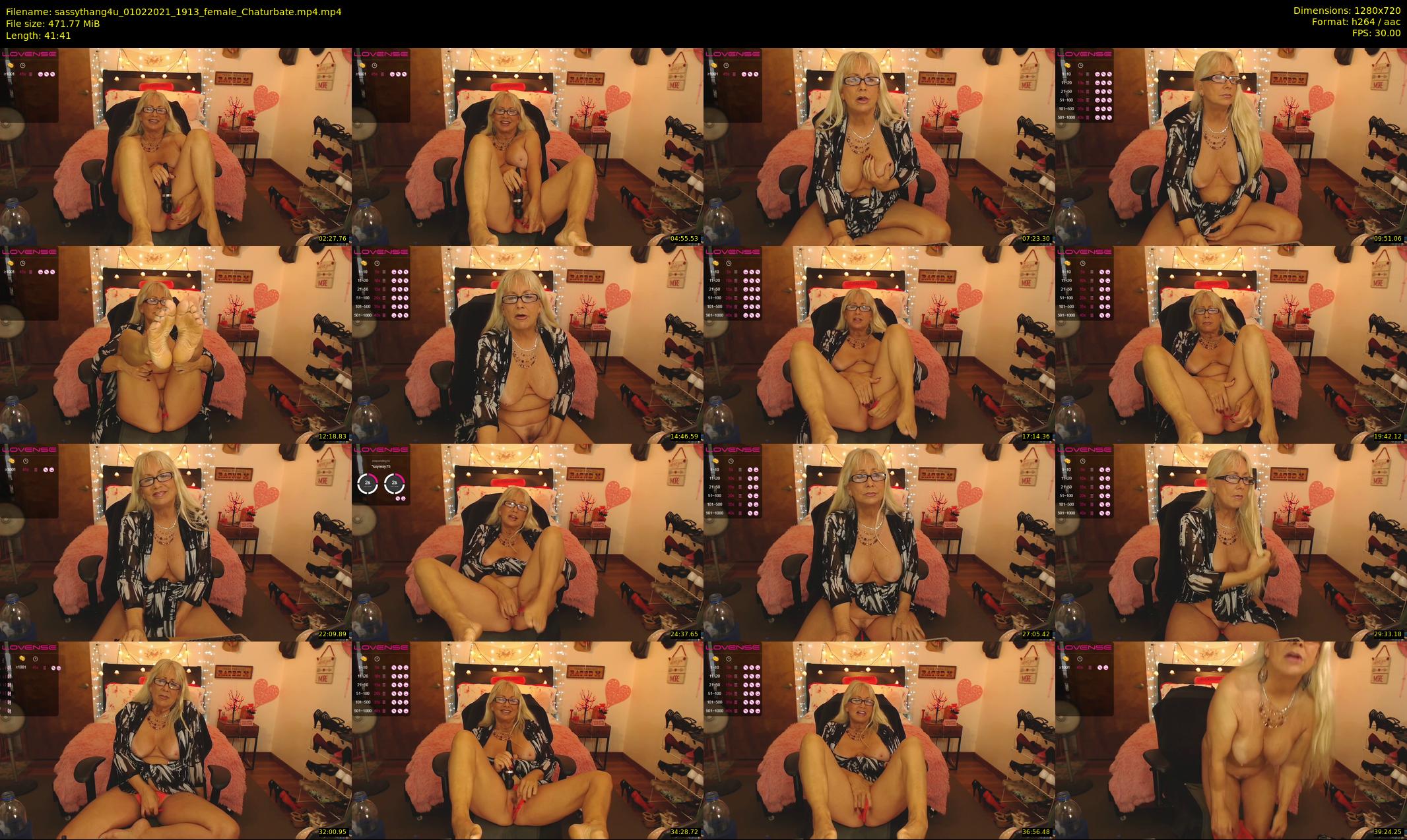 sassythang4u — 42 minute Chaturbate female cam show recording, 720p, Feb 1, 2021