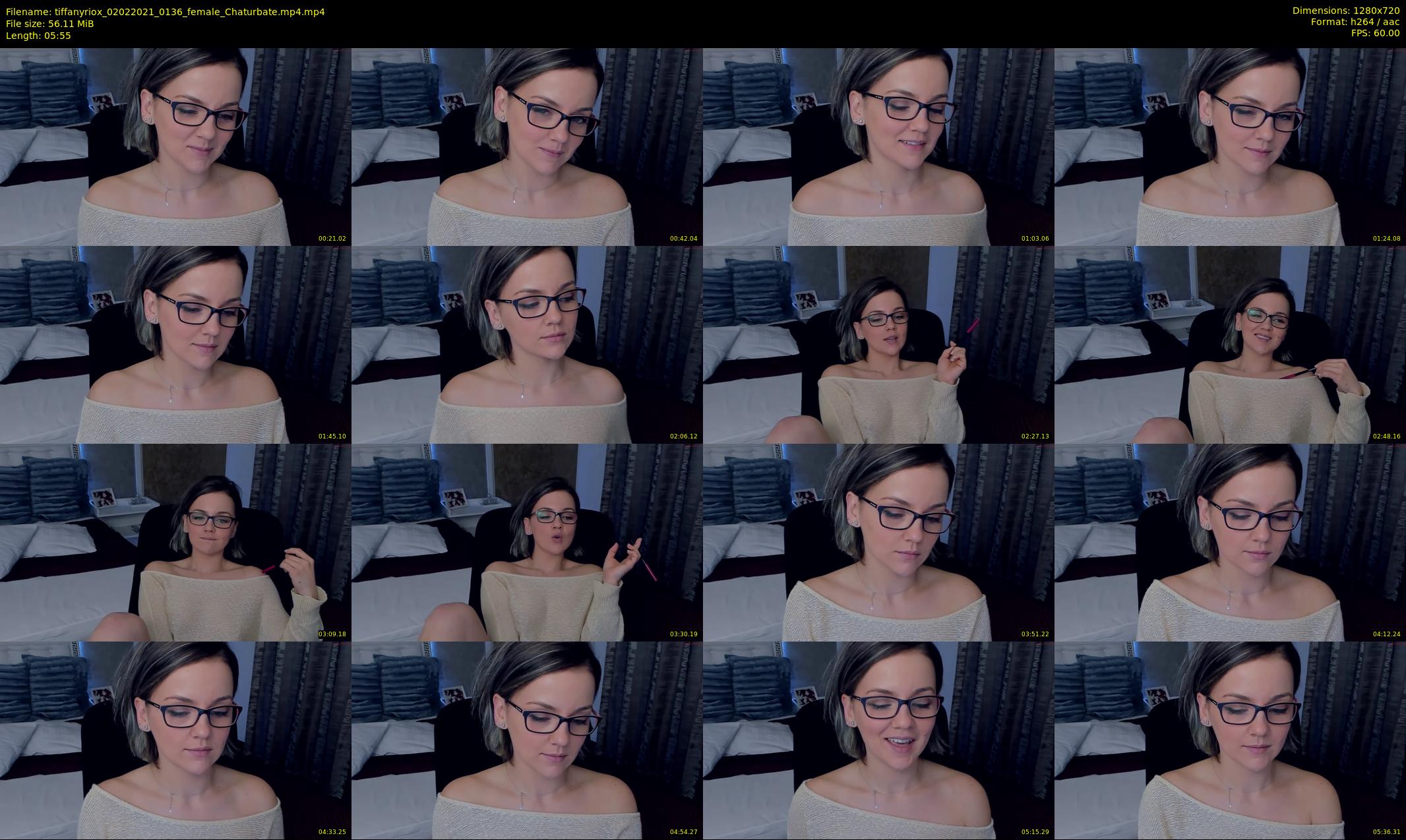 tiffanyriox — 6 minute Chaturbate female cam show recording, 720p, Feb 2, 2021
