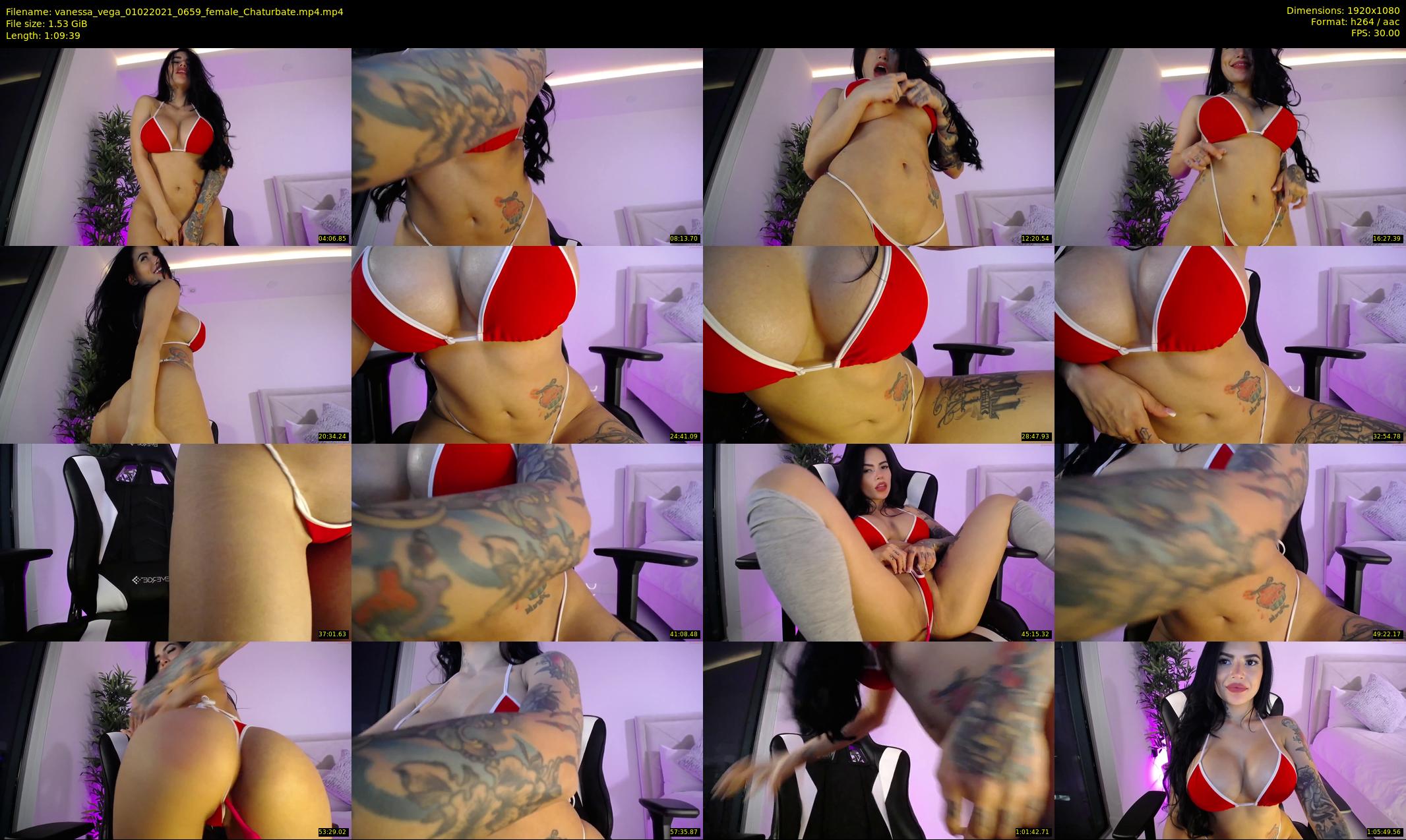 vanessa_vega — 70 minute Chaturbate female cam show recording, 1080p, Feb 1, 2021