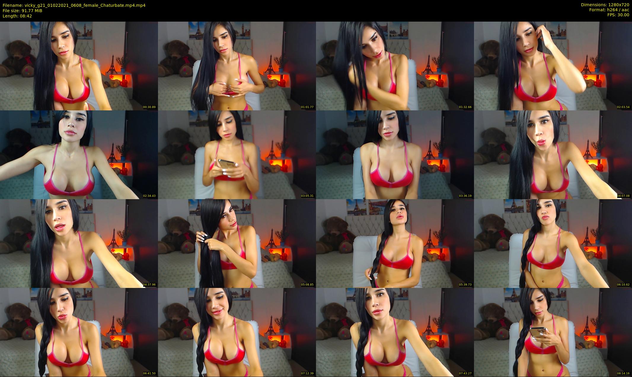 vicky_g21 — 9 minute Chaturbate female cam show recording, 720p, Feb 1, 2021