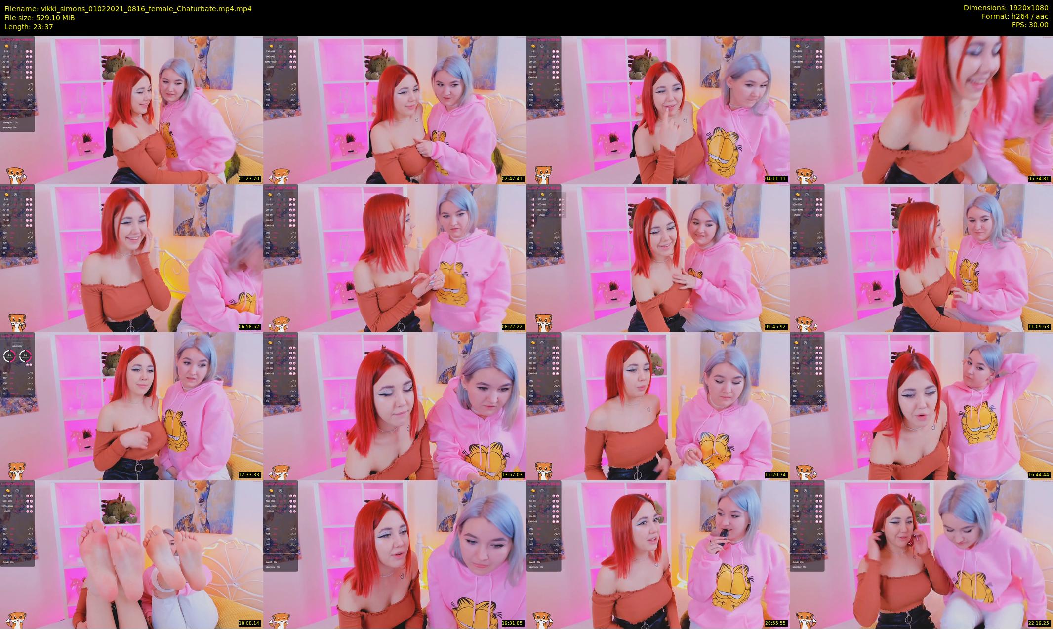 vikki_simons — 24 minute Chaturbate couple cam show recording, 1080p, Feb 1, 2021