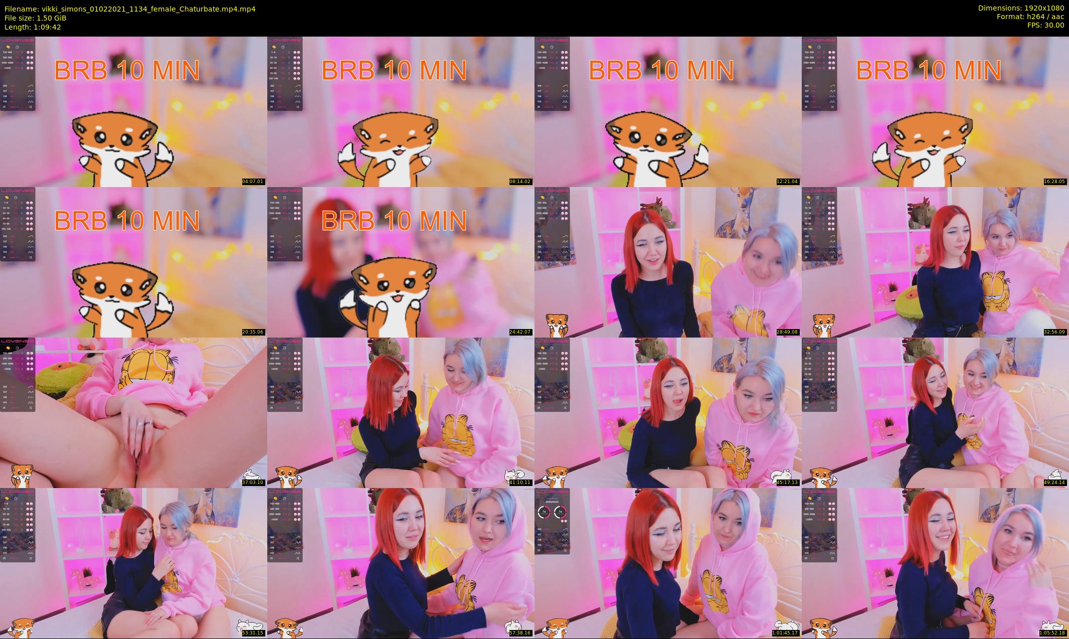 vikki_simons — 70 minute Chaturbate couple cam show recording, 1080p, Feb 1, 2021