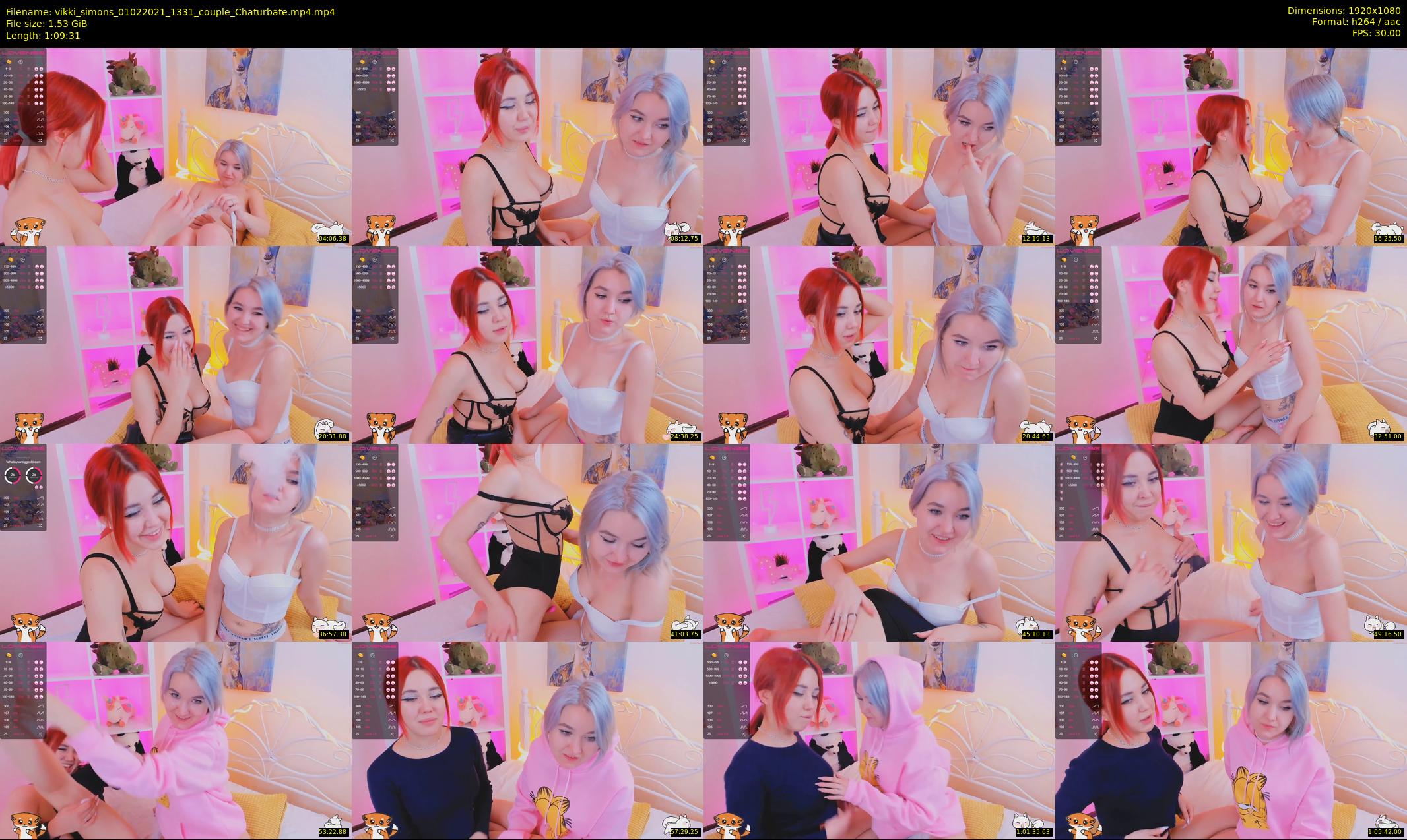 vikki_simons — 70 minute Chaturbate couple cam show recording, 1080p, Feb 1, 2021