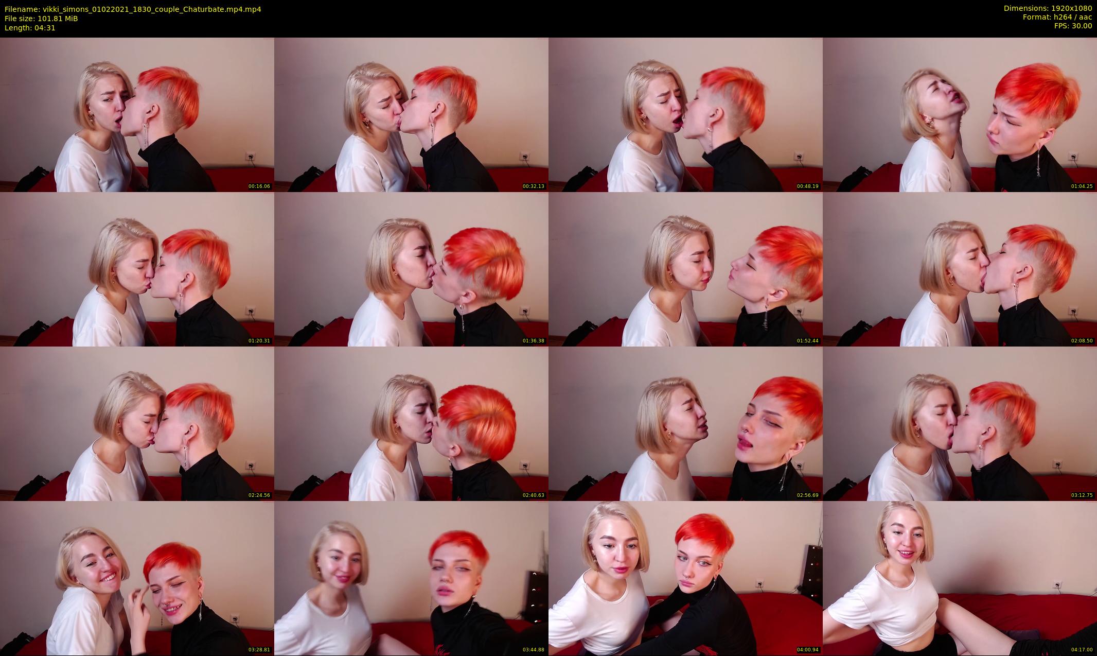 vikki_simons — 5 minute Chaturbate couple cam show recording, 1080p, Feb 1, 2021