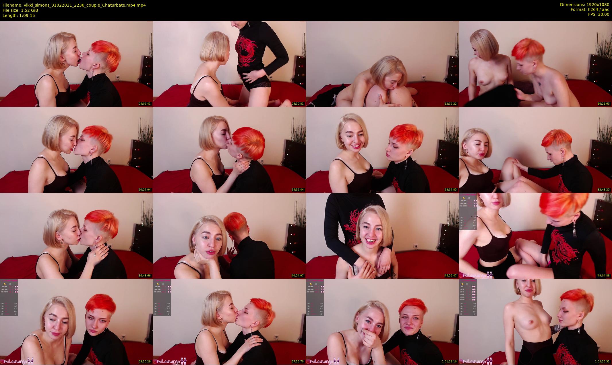 vikki_simons — 70 minute Chaturbate couple cam show recording, 1080p, Feb 1, 2021