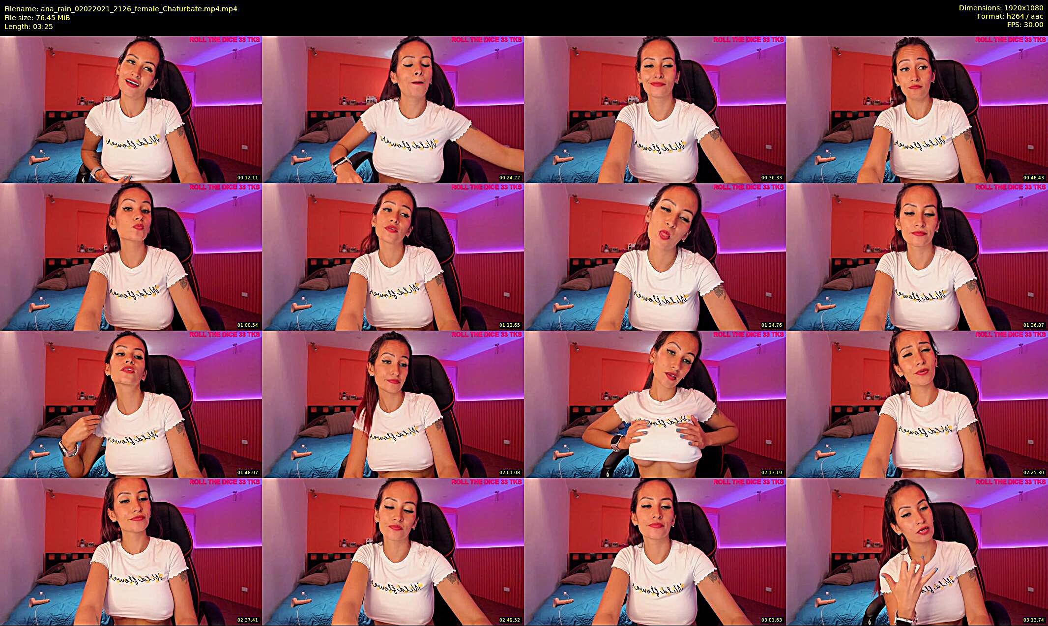 ana_rain — 4 minute Chaturbate female cam show recording, 1080p, Feb 2, 2021