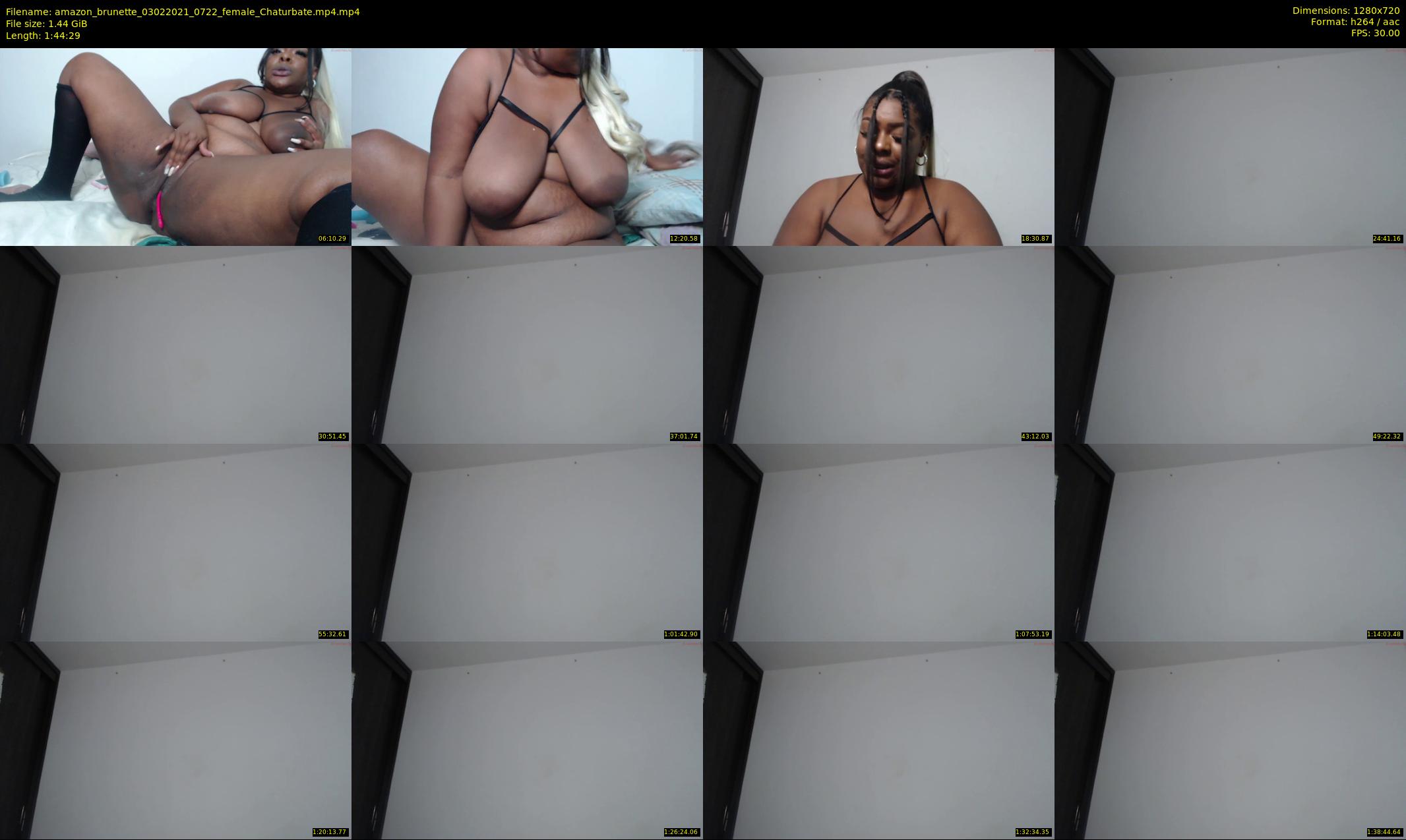 amazon_brunette — 105 minute Chaturbate female cam show recording, 720p, Feb 3, 2021