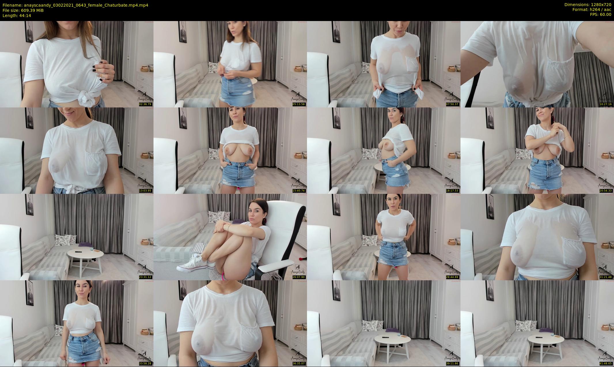 anayscaandy — 45 minute Chaturbate female cam show recording, 720p, Feb 3, 2021