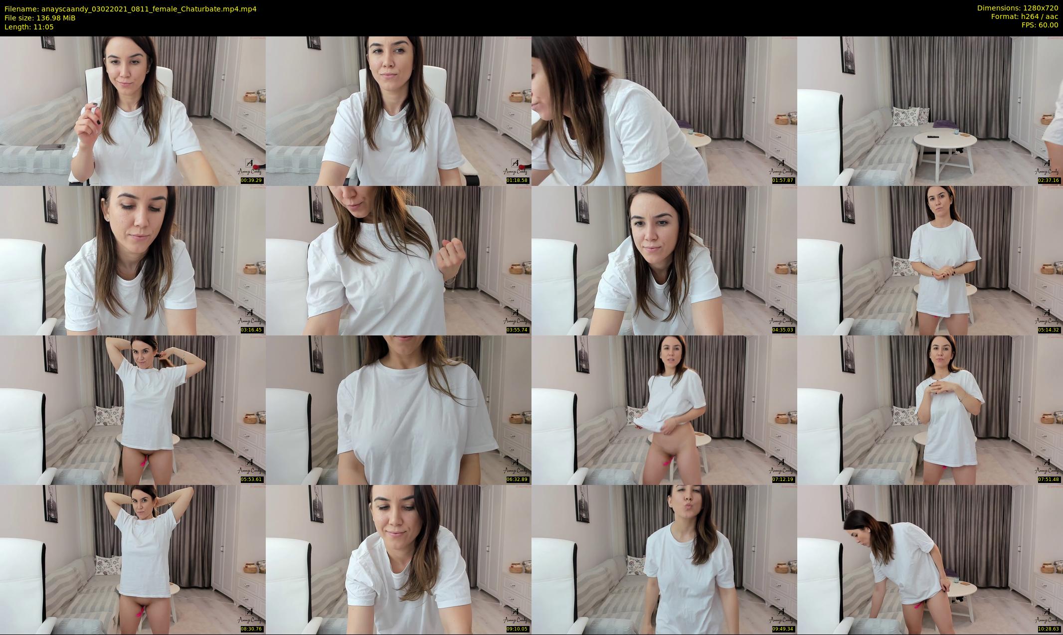 anayscaandy — 12 minute Chaturbate female cam show recording, 720p, Feb 3, 2021