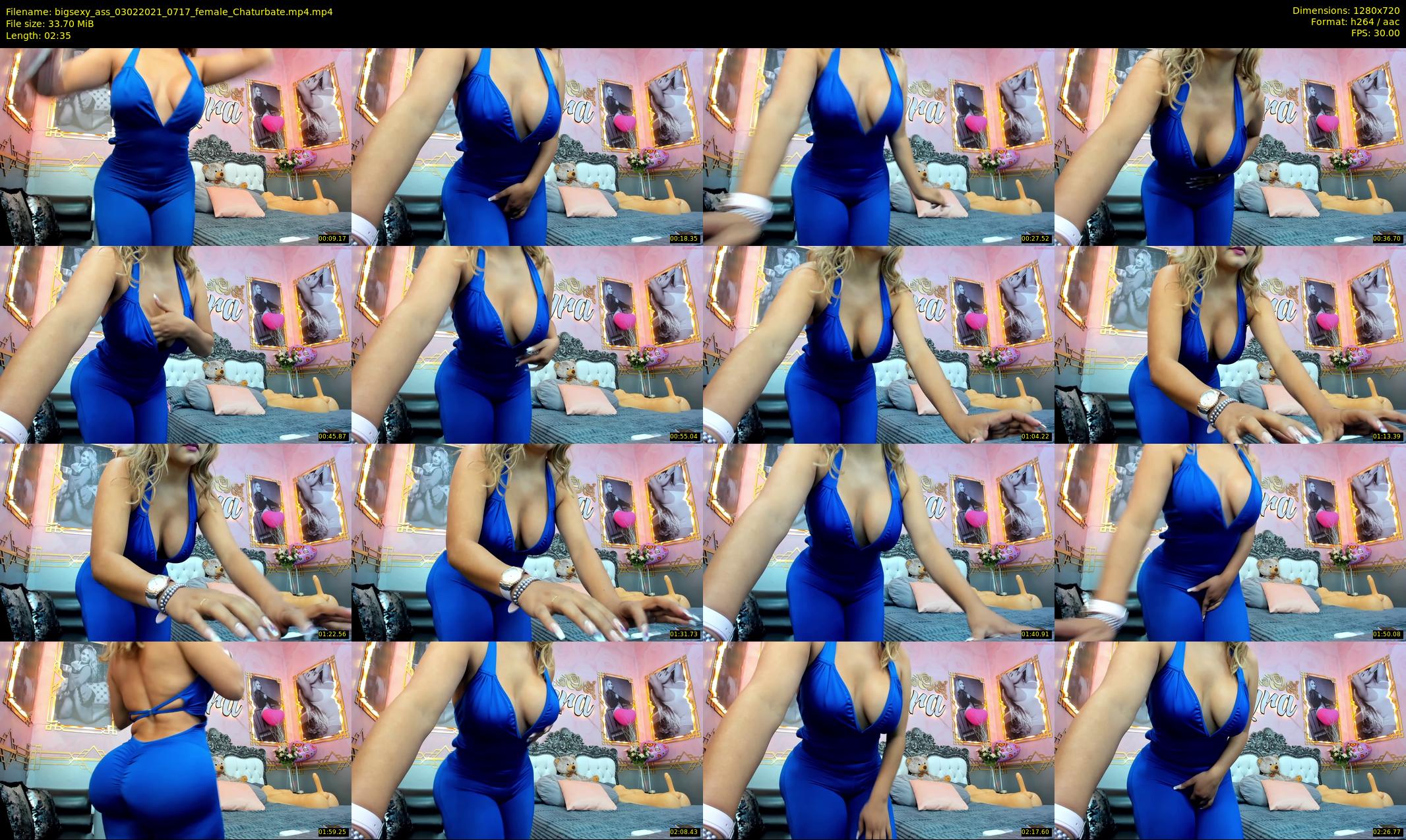 bigsexy_ass — 3 minute Chaturbate female cam show recording, 720p, Feb 3, 2021