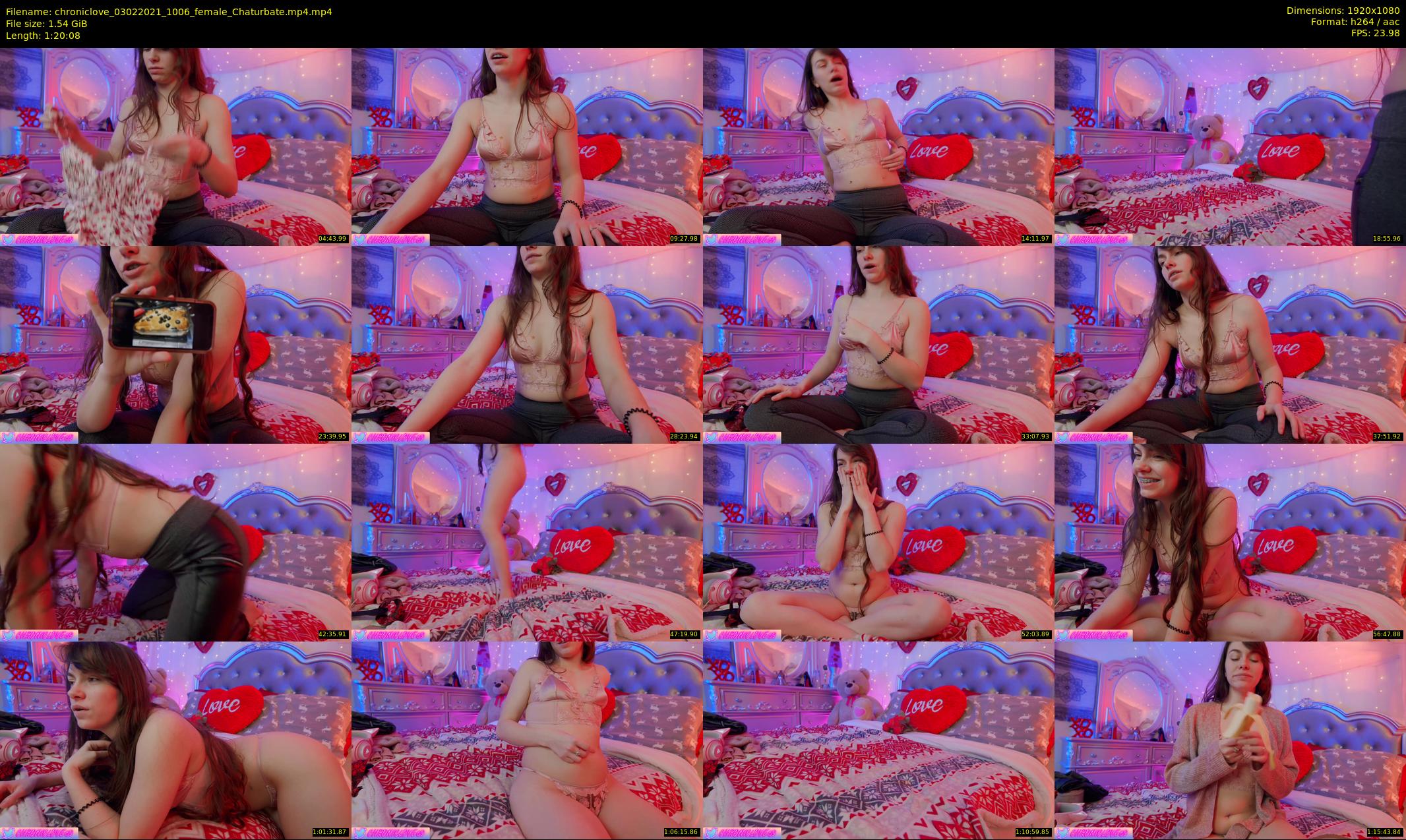 chroniclove — 81 minute Chaturbate female cam show recording, 1080p, Feb 3, 2021