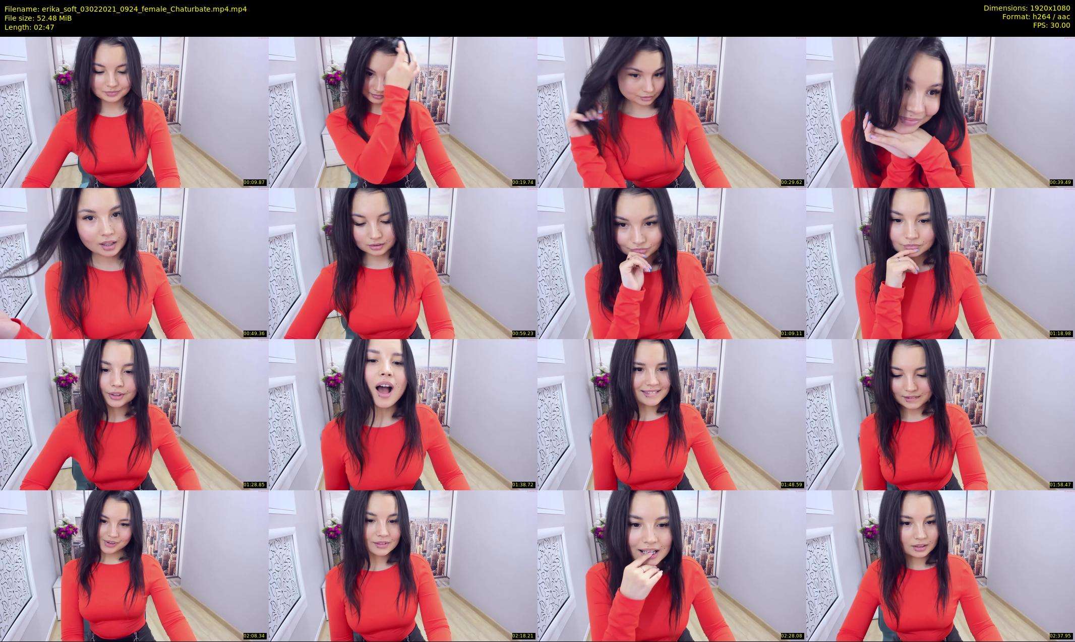 erika_soft — 3 minute Chaturbate female cam show recording, 1080p, Feb 3, 2021