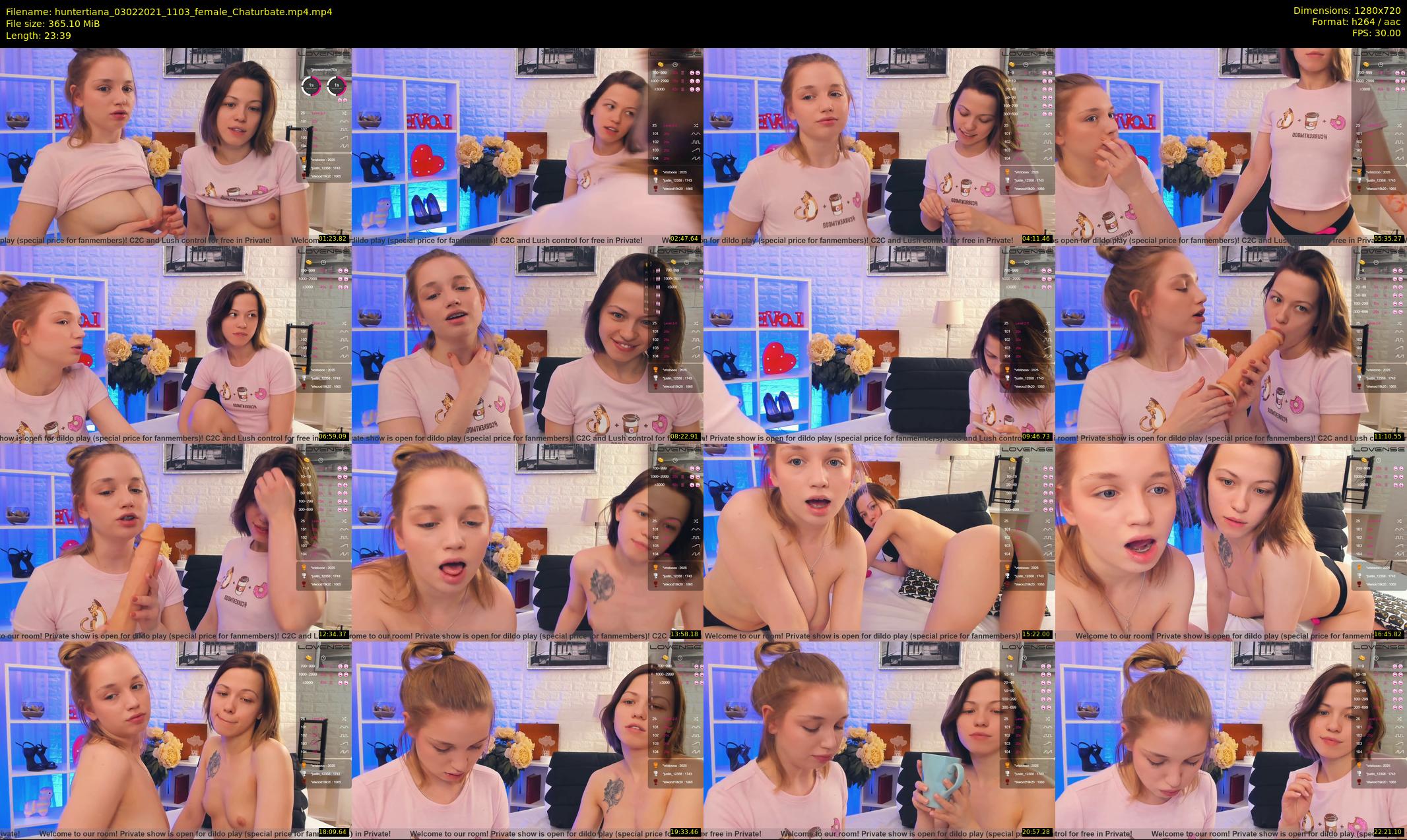 huntertiana — 24 minute Chaturbate female cam show recording, 720p, Feb 3, 2021