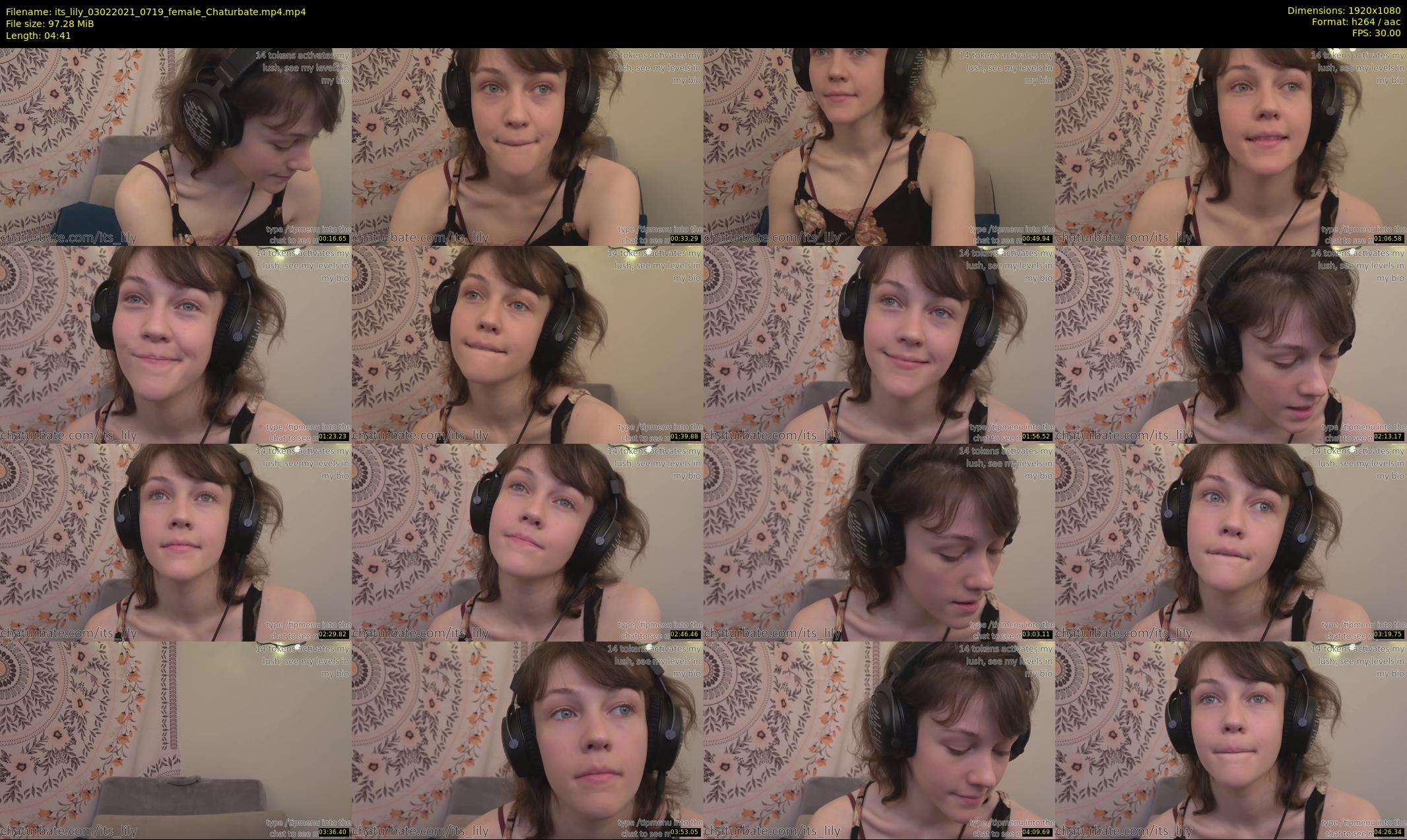 its_lily — 5 minute Chaturbate female cam show recording, 1080p, Feb 3, 2021