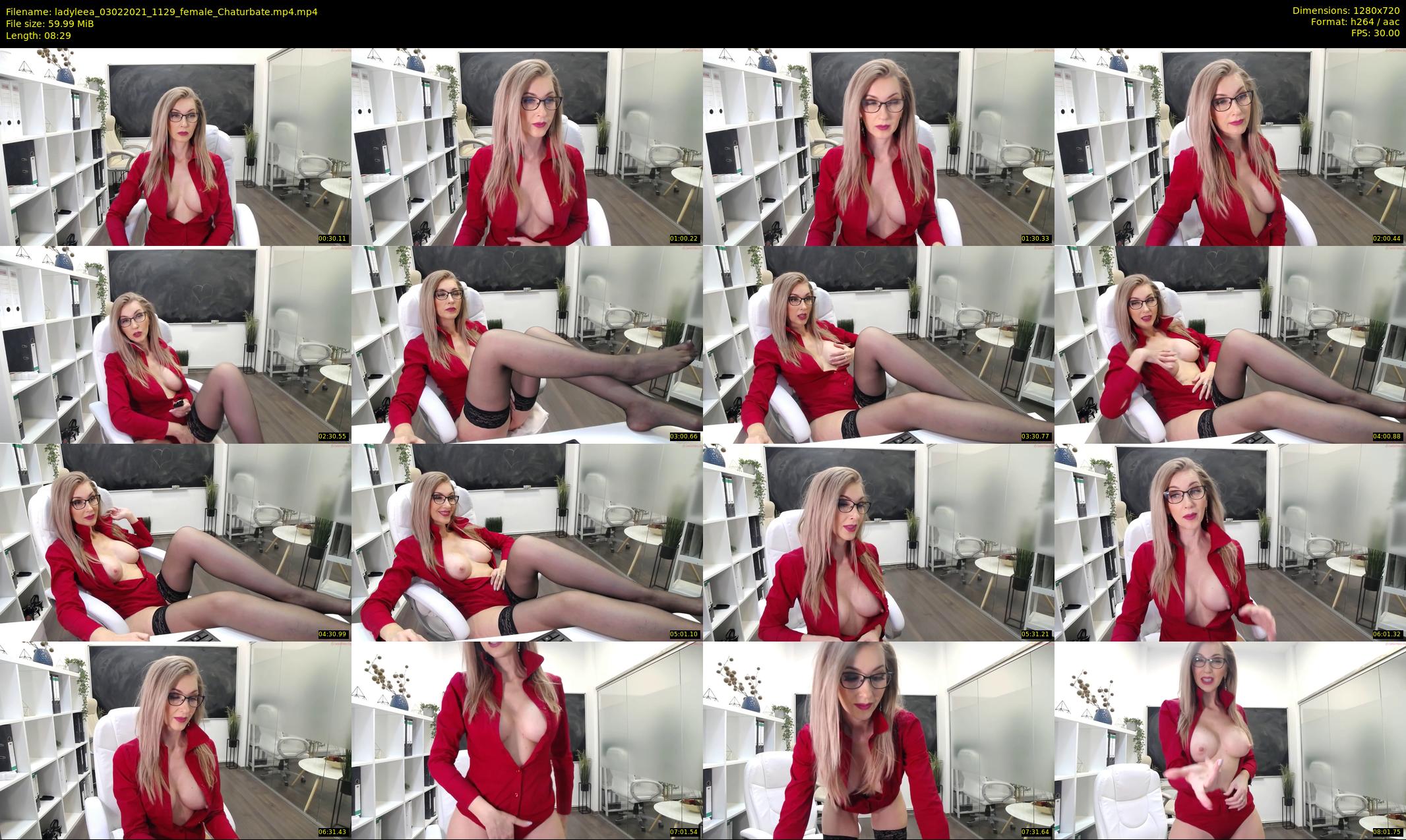ladyleea — 9 minute Chaturbate female cam show recording, 720p, Feb 3, 2021