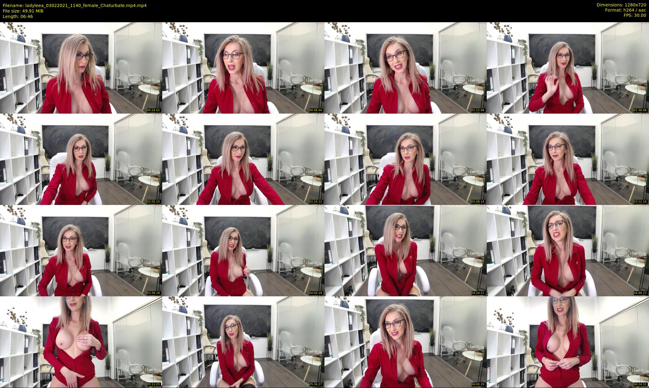 ladyleea — 7 minute Chaturbate female cam show recording, 720p, Feb 3, 2021