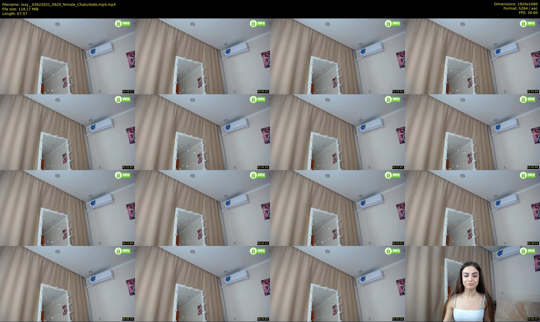 loxy_ — 8 minute Chaturbate female cam show recording, 1080p, Feb 3, 2021