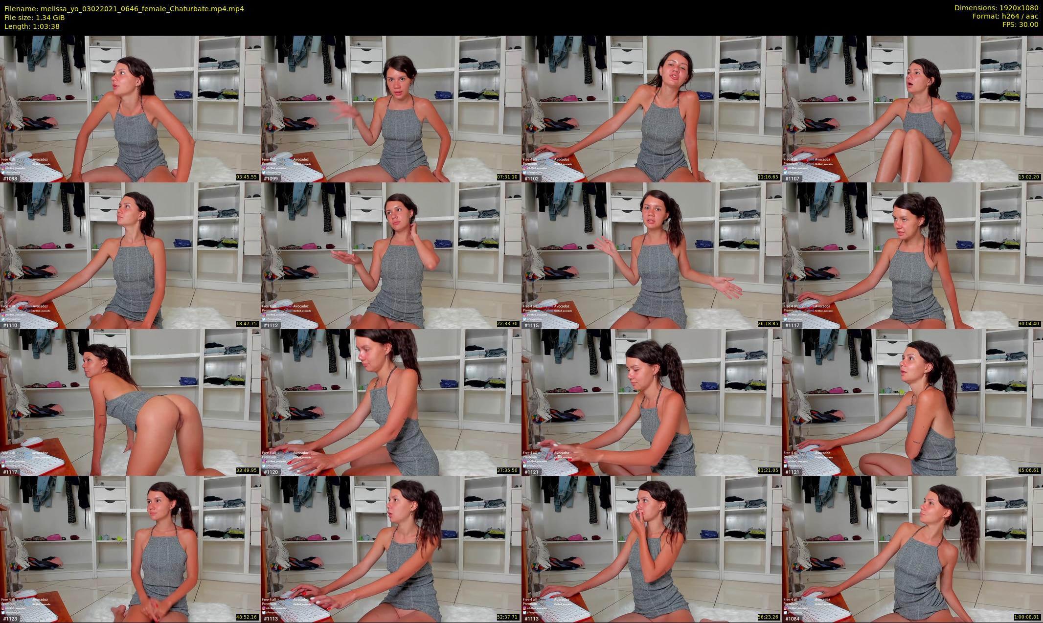 melissa_yo — 64 minute Chaturbate female cam show recording, 1080p, Feb 3, 2021