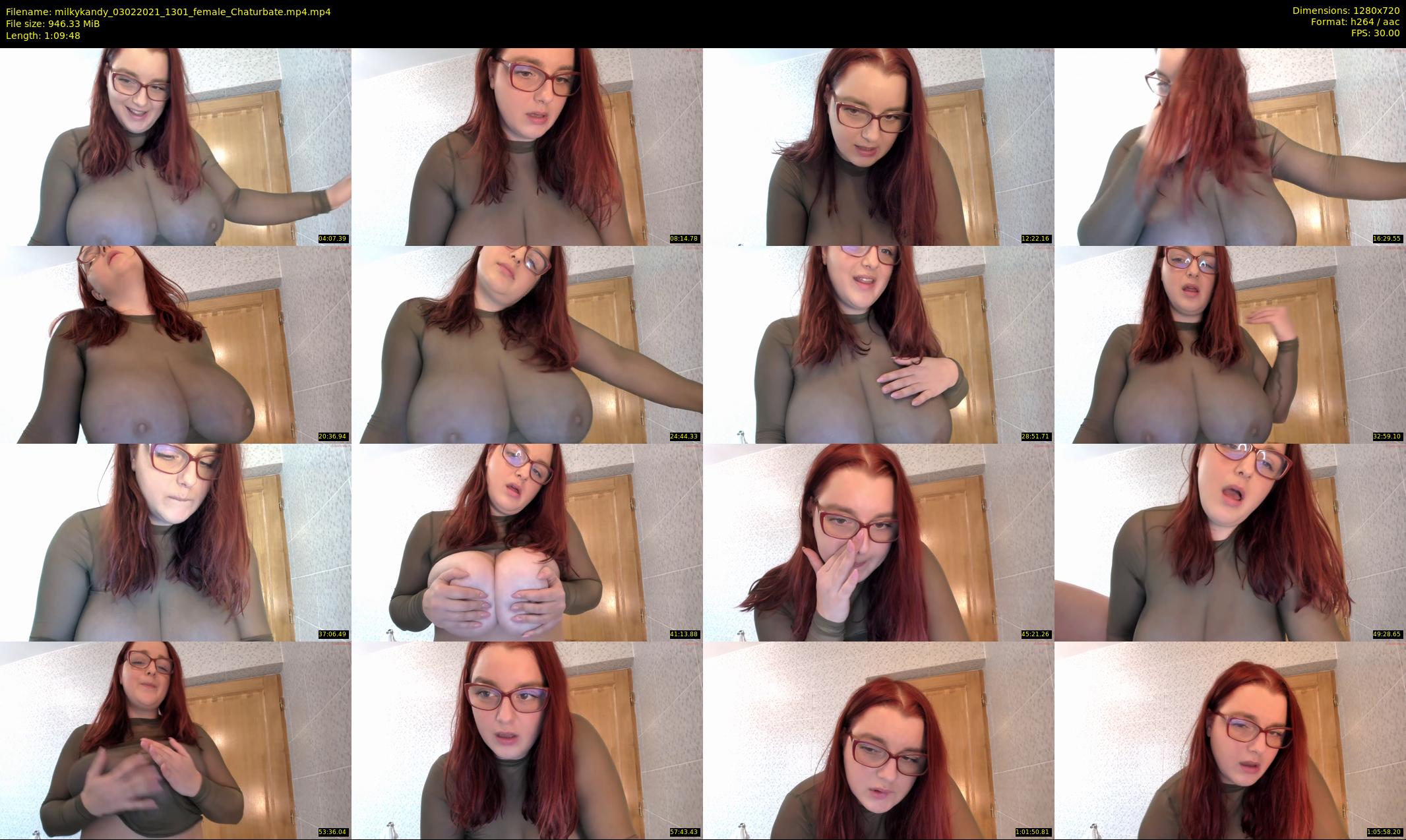 milkykandy — 70 minute Chaturbate female cam show recording, 720p, Feb 3, 2021
