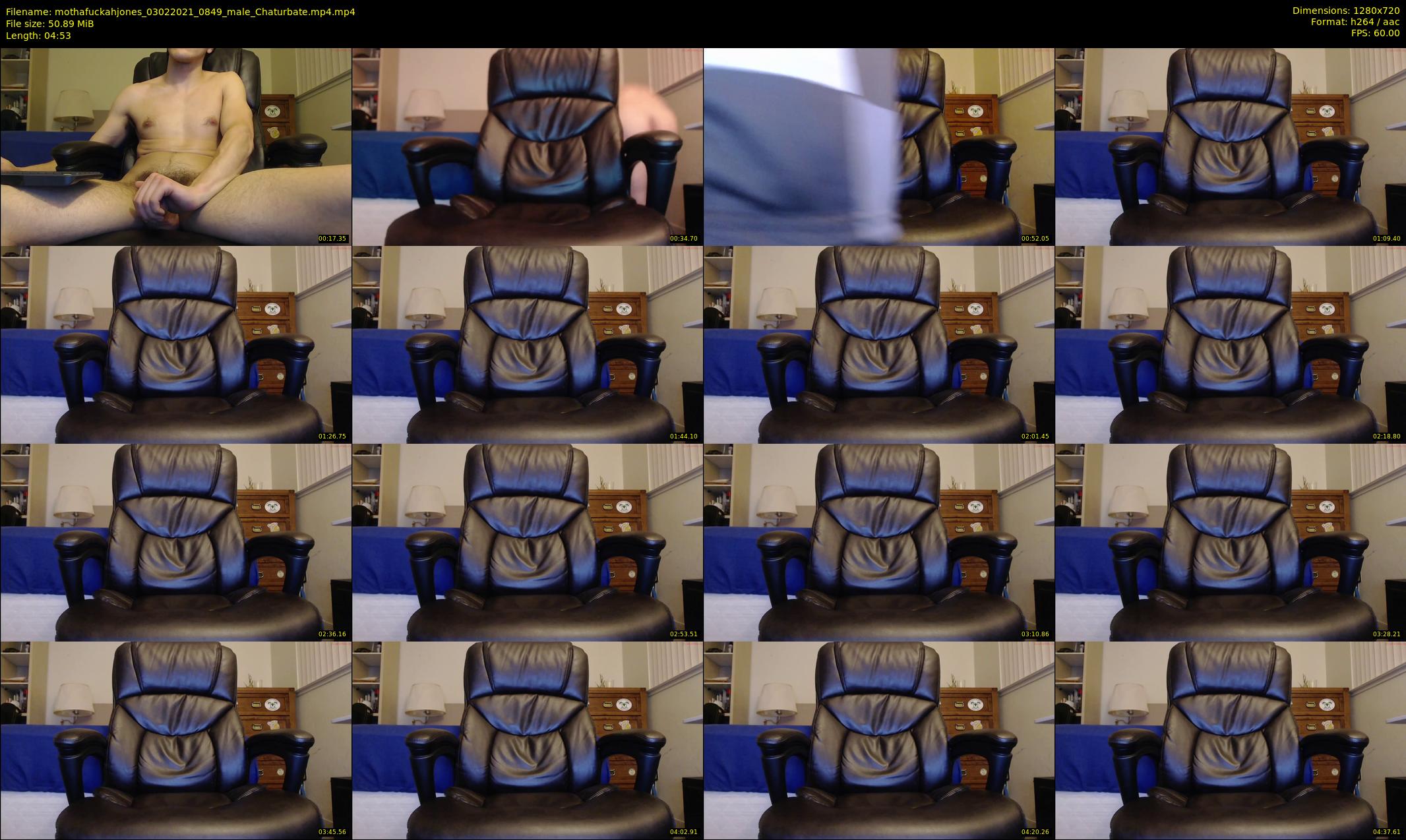 mothafuckahjones — 5 minute Chaturbate male cam show recording, 720p, Feb 3, 2021