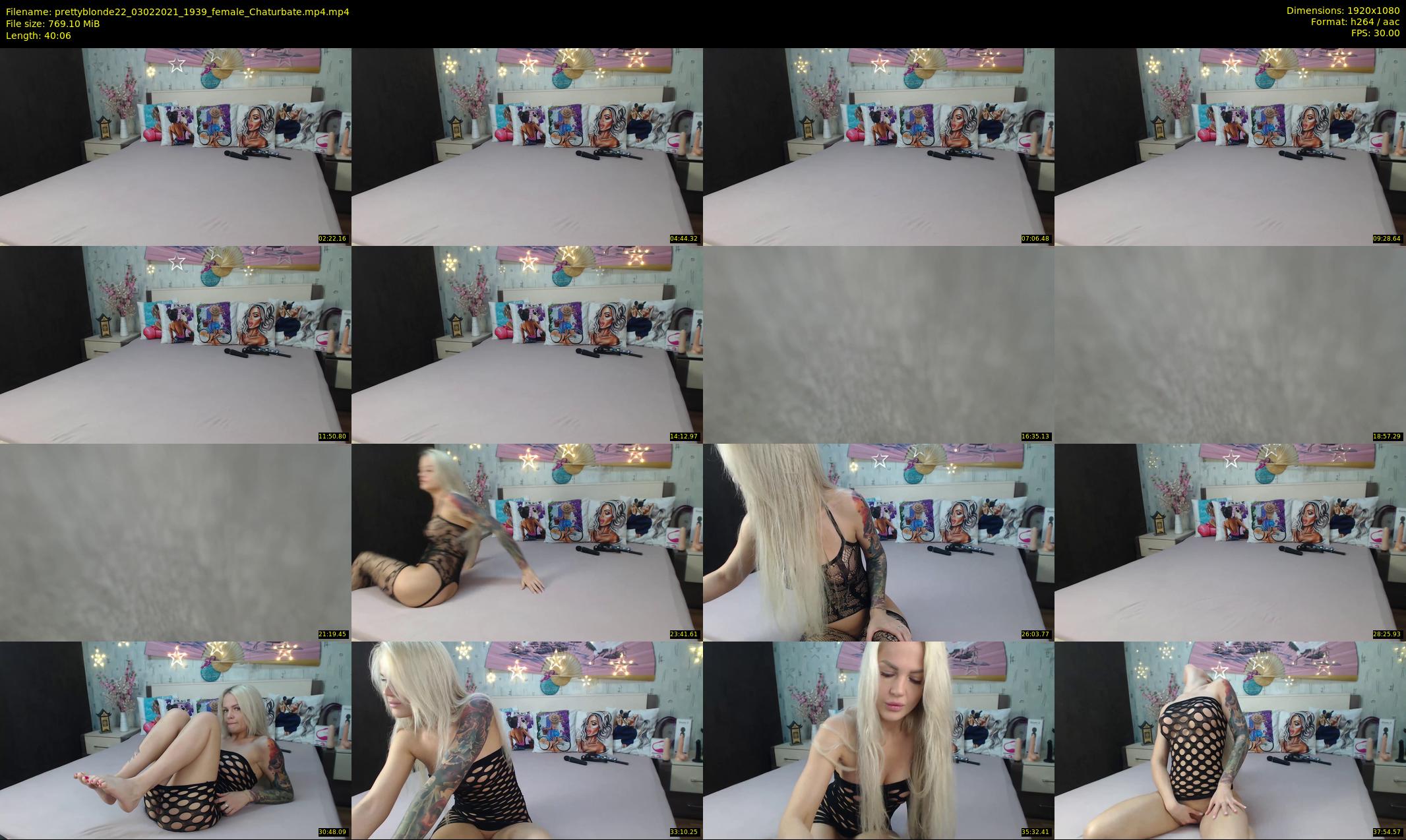 prettyblonde22 — 41 minute Chaturbate female cam show recording, 1080p, Feb 3, 2021