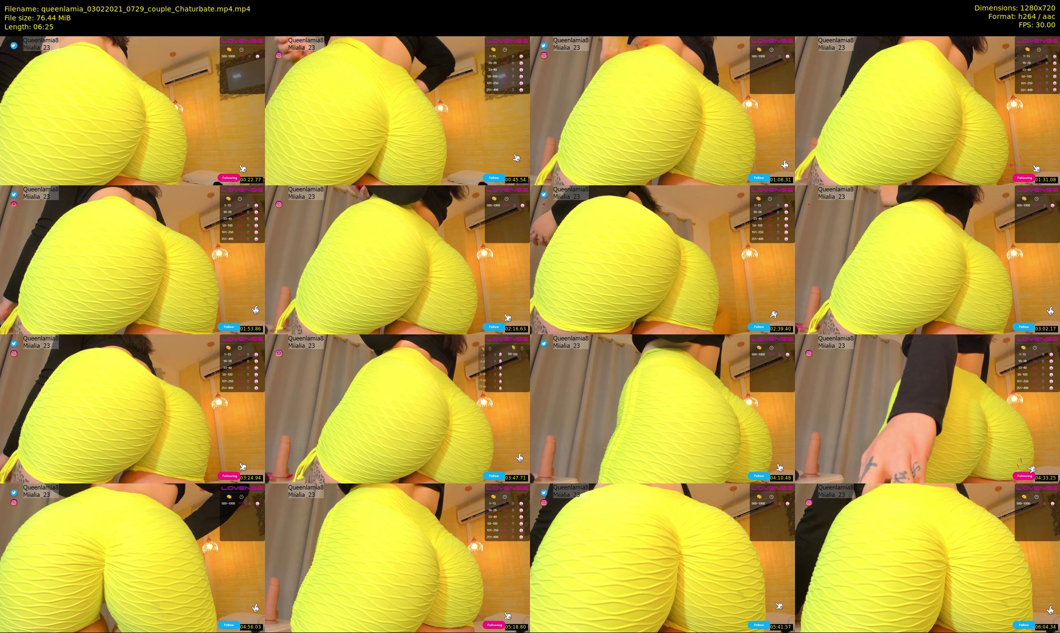 queenlamia — 7 minute Chaturbate female cam show recording, 720p, Feb 3, 2021