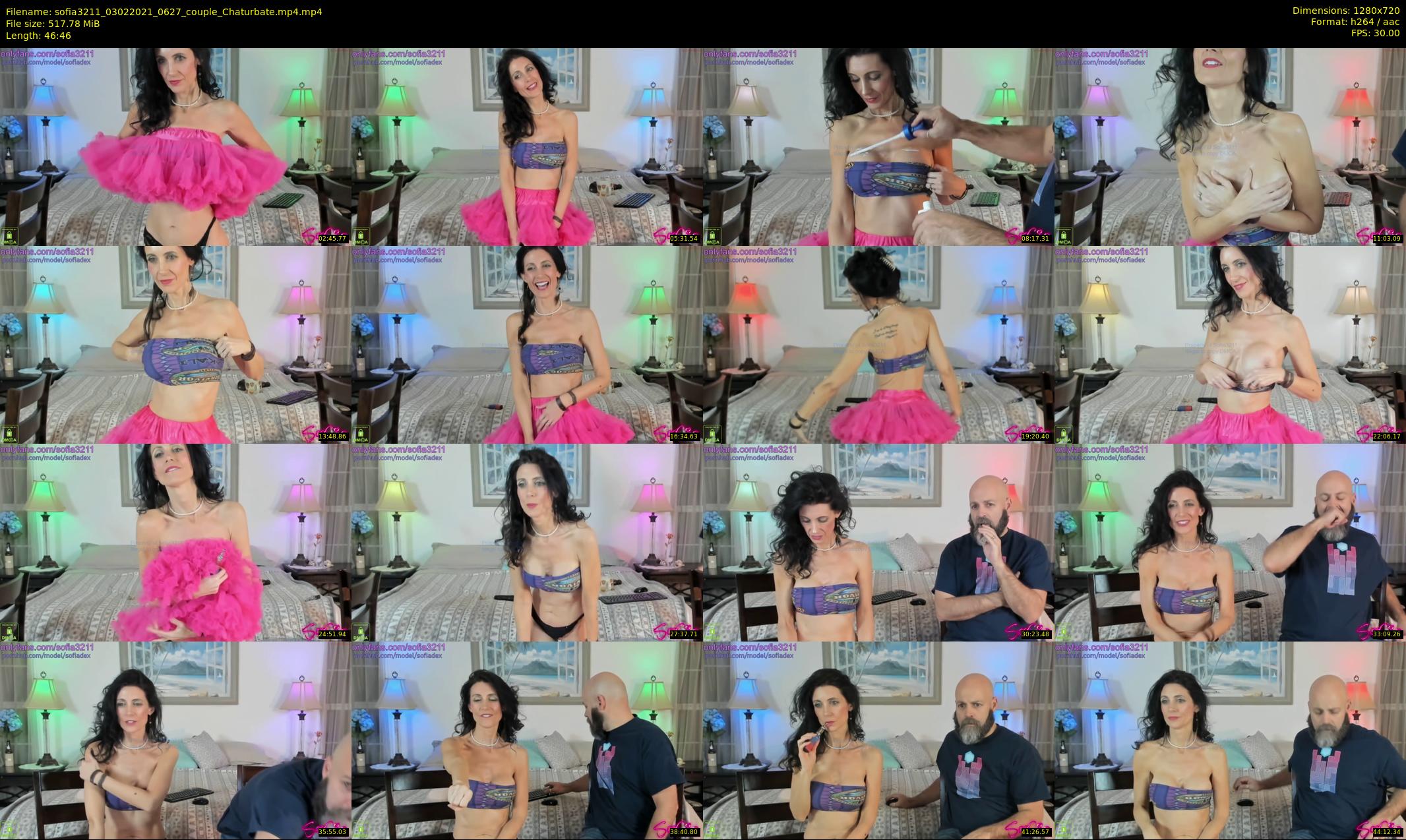 sofia3211 — 47 minute Chaturbate couple cam show recording, 720p, Feb 3, 2021