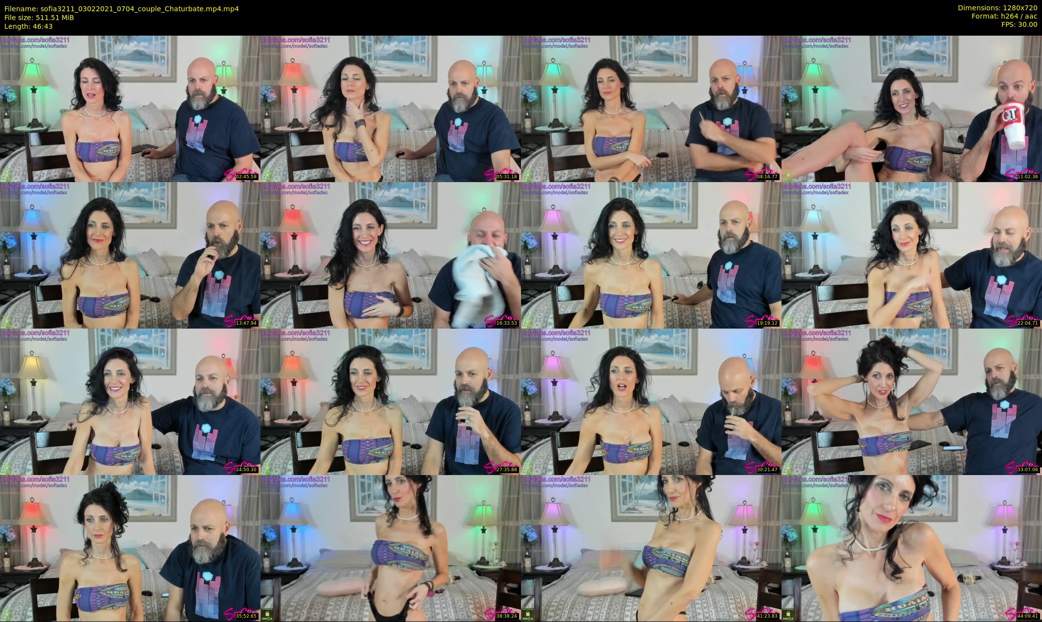 sofia3211 — 47 minute Chaturbate couple cam show recording, 720p, Feb 3, 2021