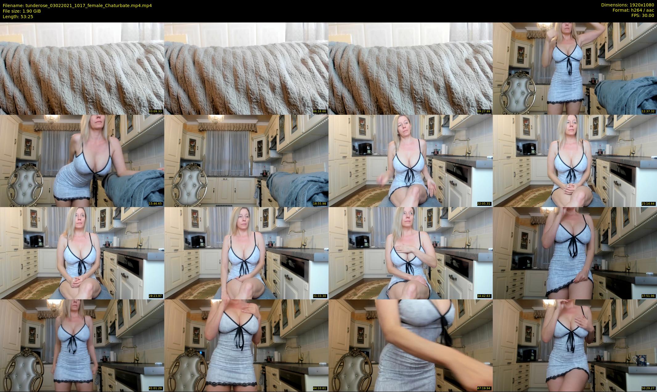 tunderose — 54 minute Chaturbate female cam show recording, 1080p, Feb 3, 2021