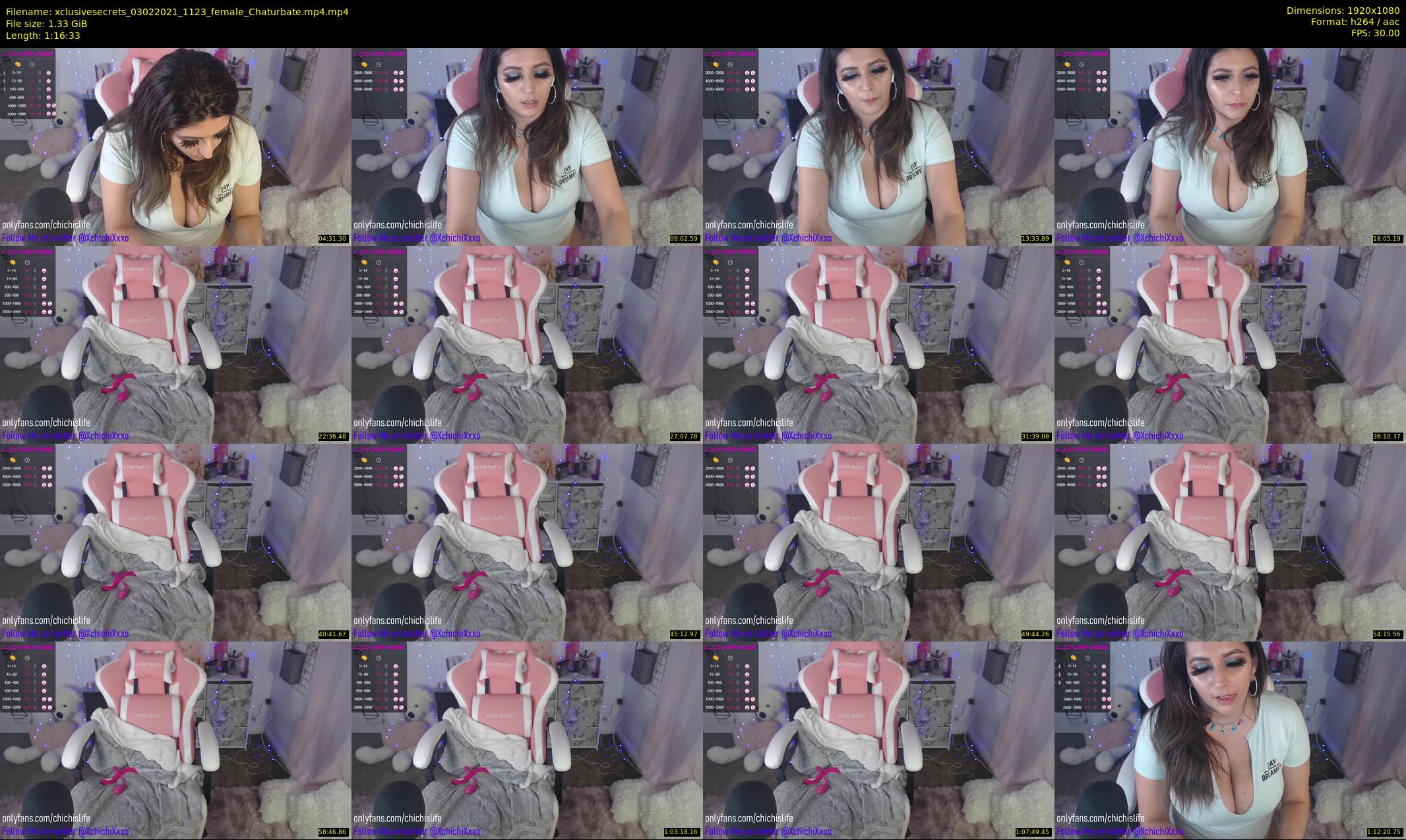 xclusivesecrets — 77 minute Chaturbate female cam show recording, 1080p, Feb 3, 2021