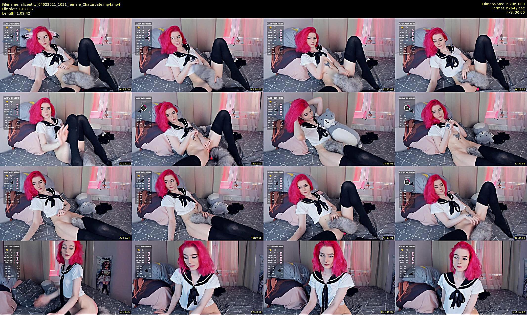 alicentity — 70 minute Chaturbate female cam show recording, 1080p, Feb 4, 2021